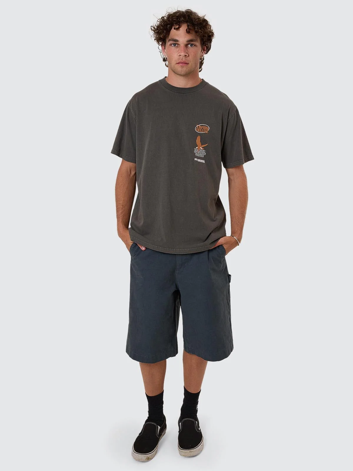 1st Grade Service Merch Fit Tee - Merch Black - Image 5