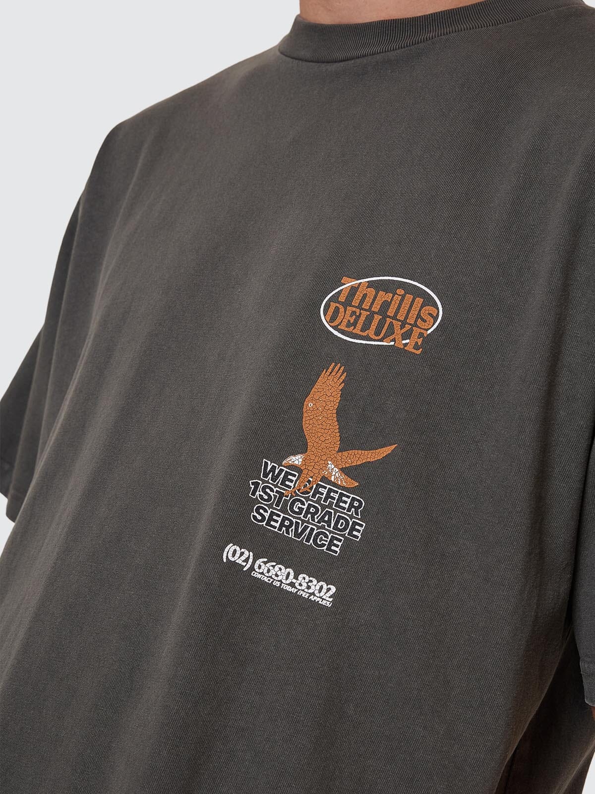 1st Grade Service Merch Fit Tee - Merch Black - Image 6