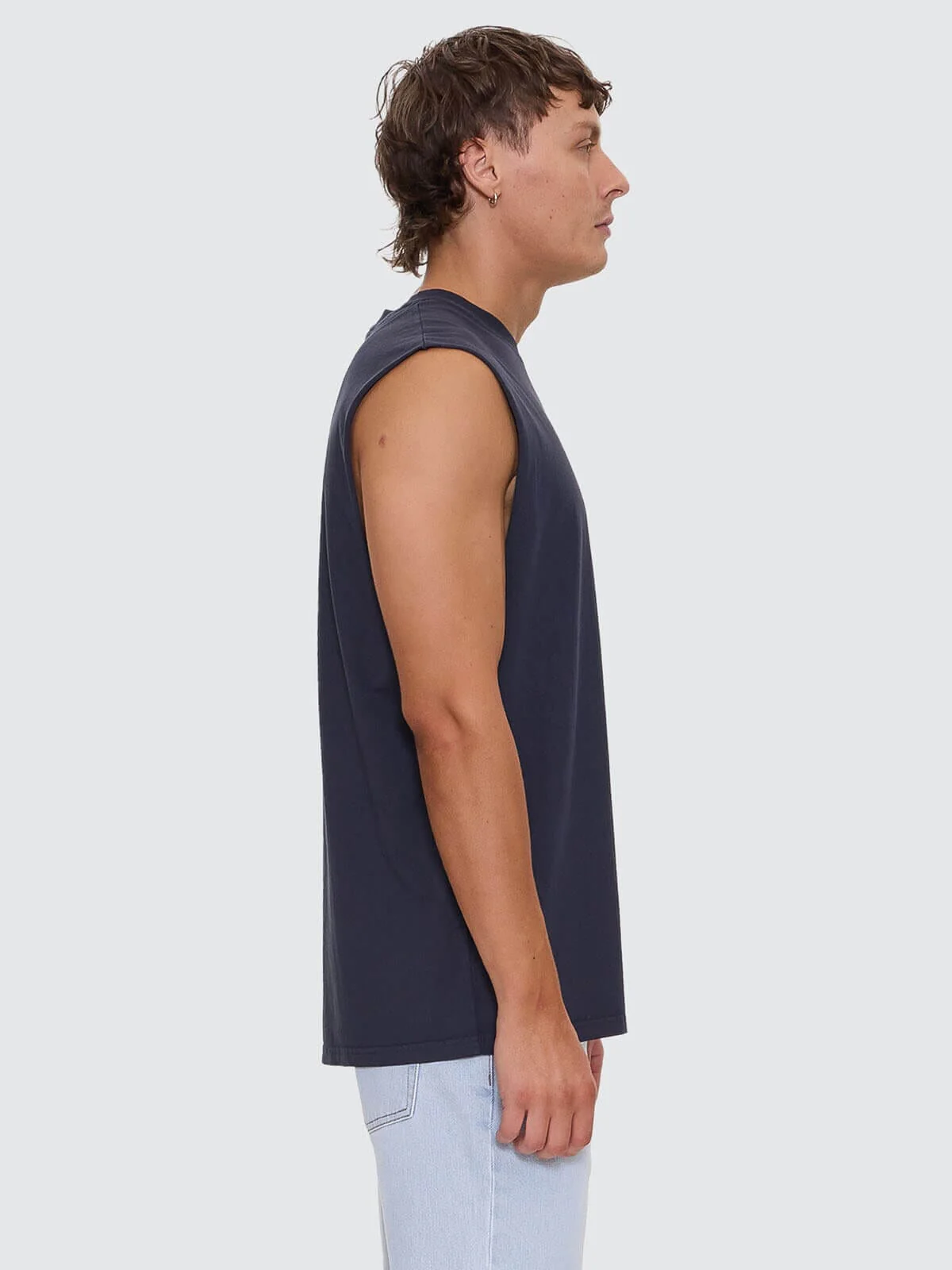 A Haven For The Restless Merch Fit Muscle Tee - Total Eclipse - Image 5