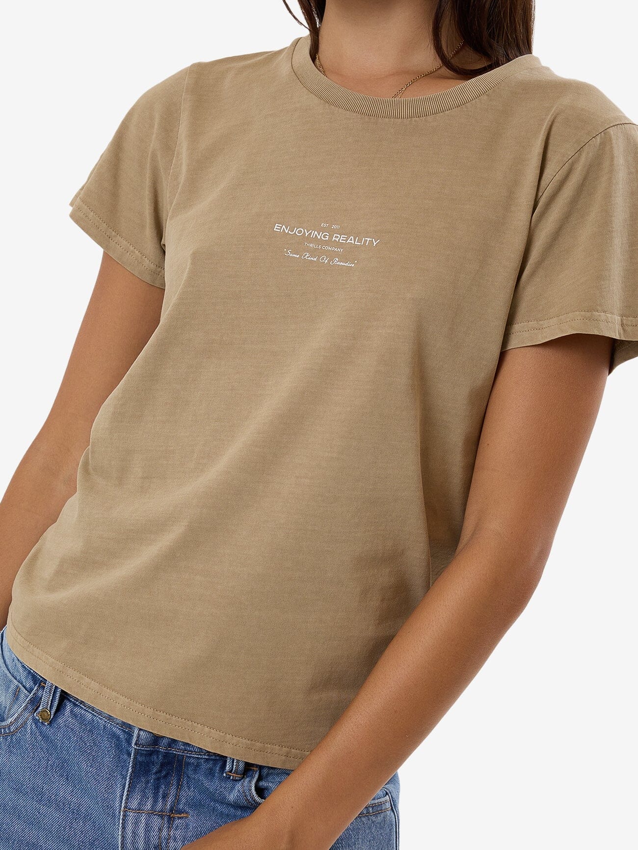 Acclaim Everyday Tee - Tan - Image 6