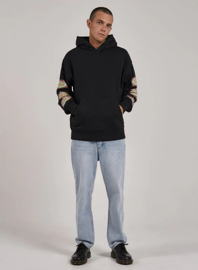 Acid Test Slouch Pull On Hood - Washed Black - Image 5
