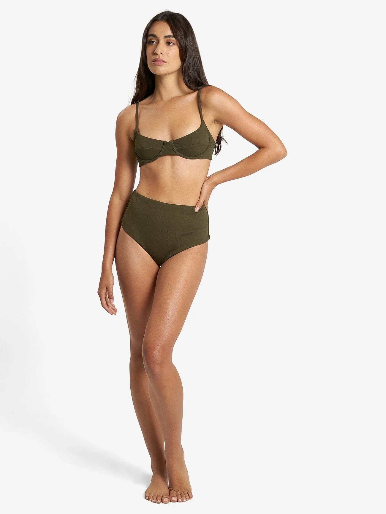 Adira Underwire Bikini Top - Tarmac - Image 5