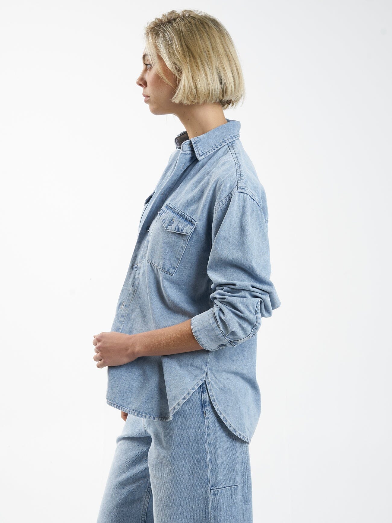 Adrian Denim Shirt - Endless Blue - Image 3