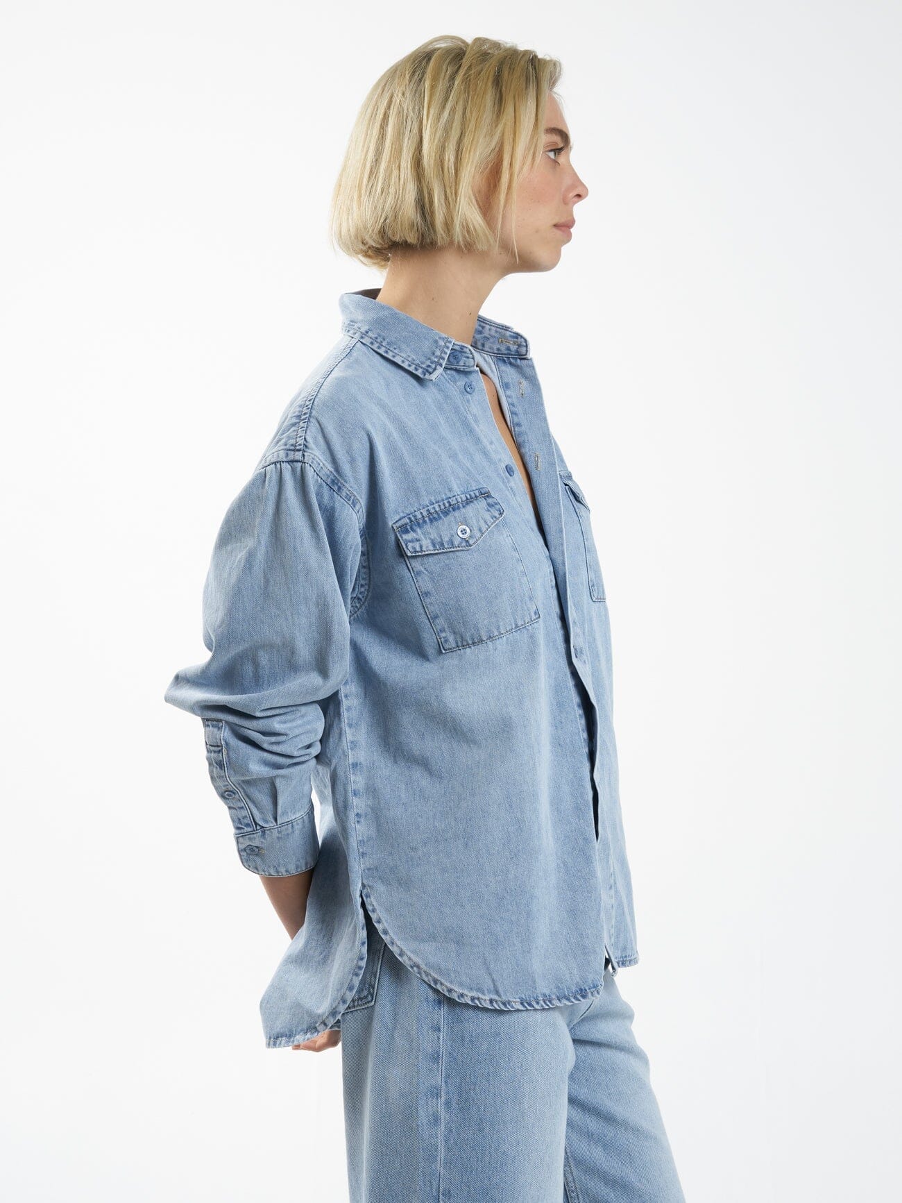 Adrian Denim Shirt - Endless Blue - Image 4