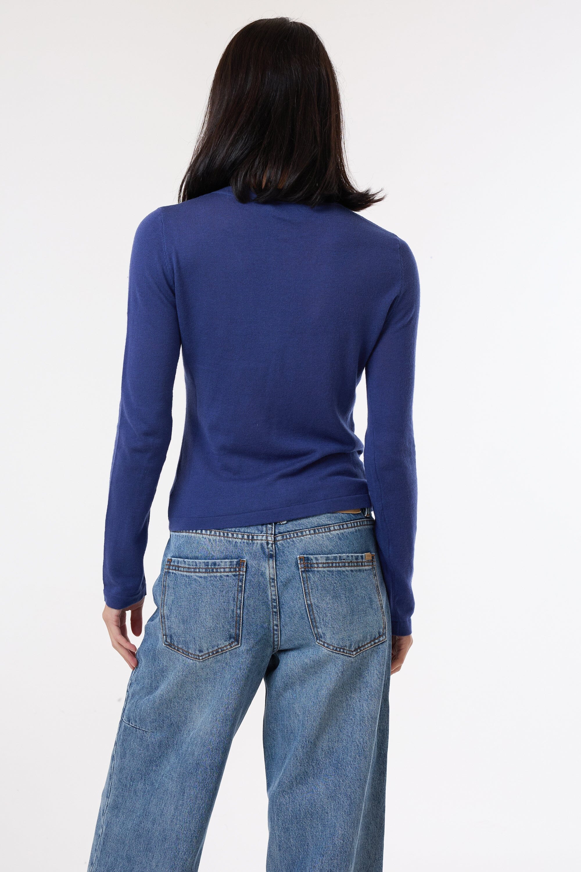 Alaia Knit Cardigan - Royal Blue - Image 2