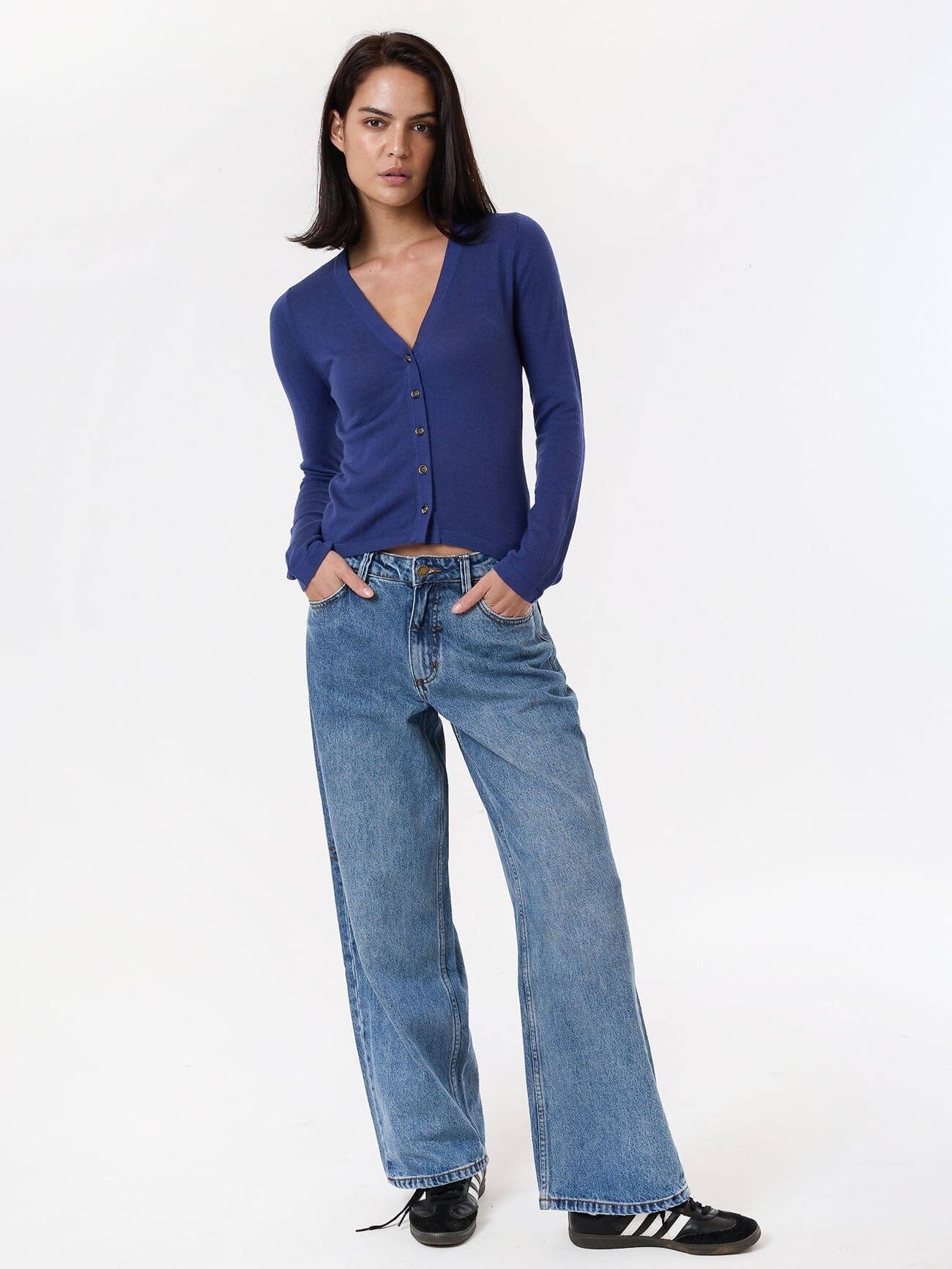 Alaia Knit Cardigan - Royal Blue - Image 5