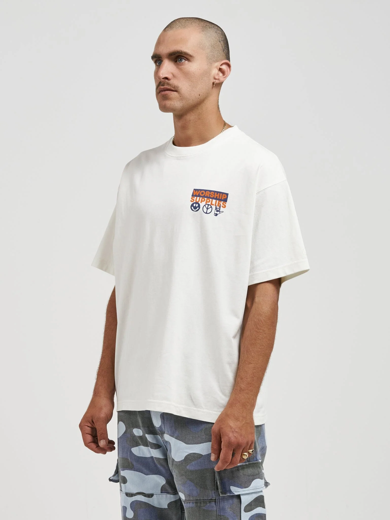 All Bark Oversize Tee - Bone - Image 2