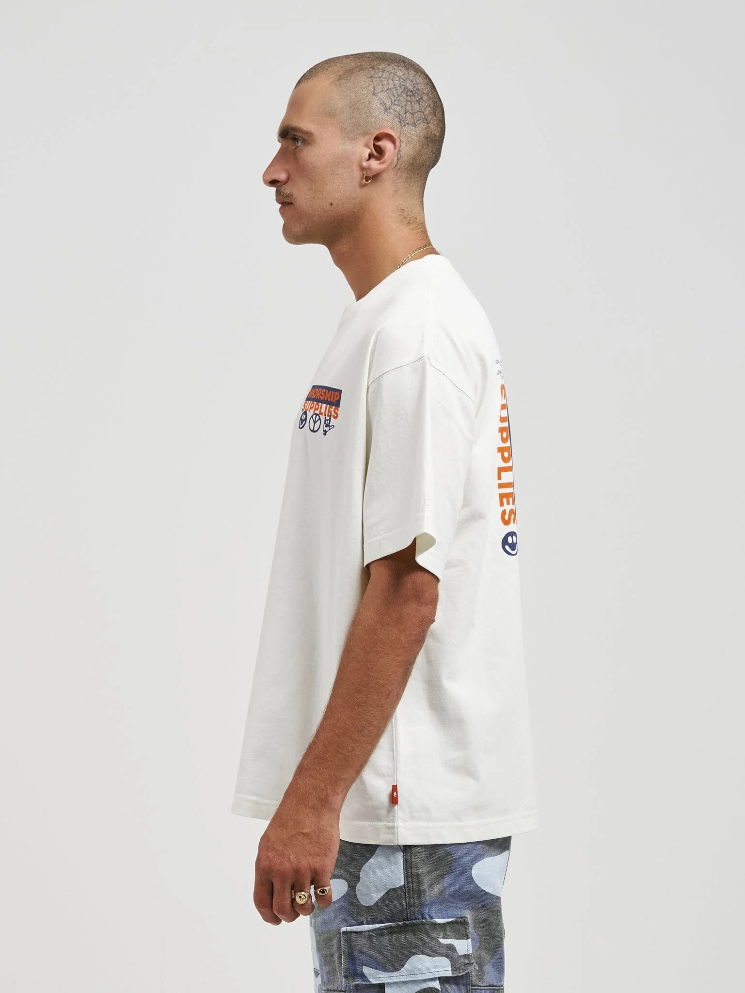 All Bark Oversize Tee - Bone - Image 3