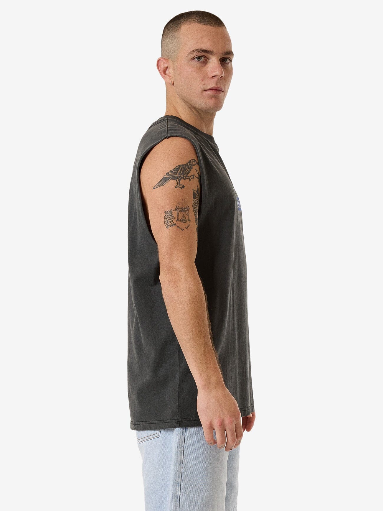 Allegiance Merch Fit Muscle Tee - Merch Black - Image 5