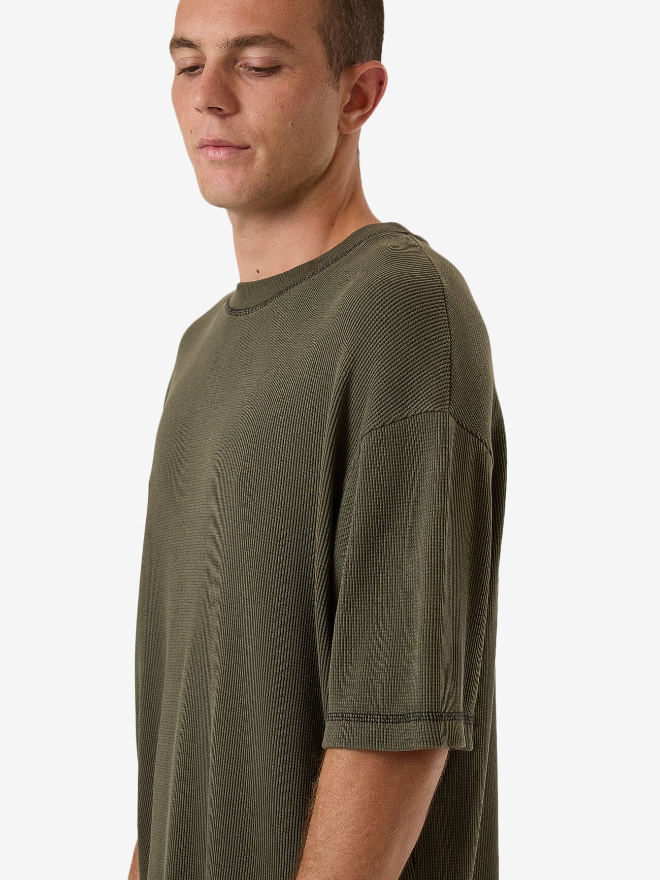 Arts & Industrial Box Fit Cropped Tee - Grape Leaf - Image 6