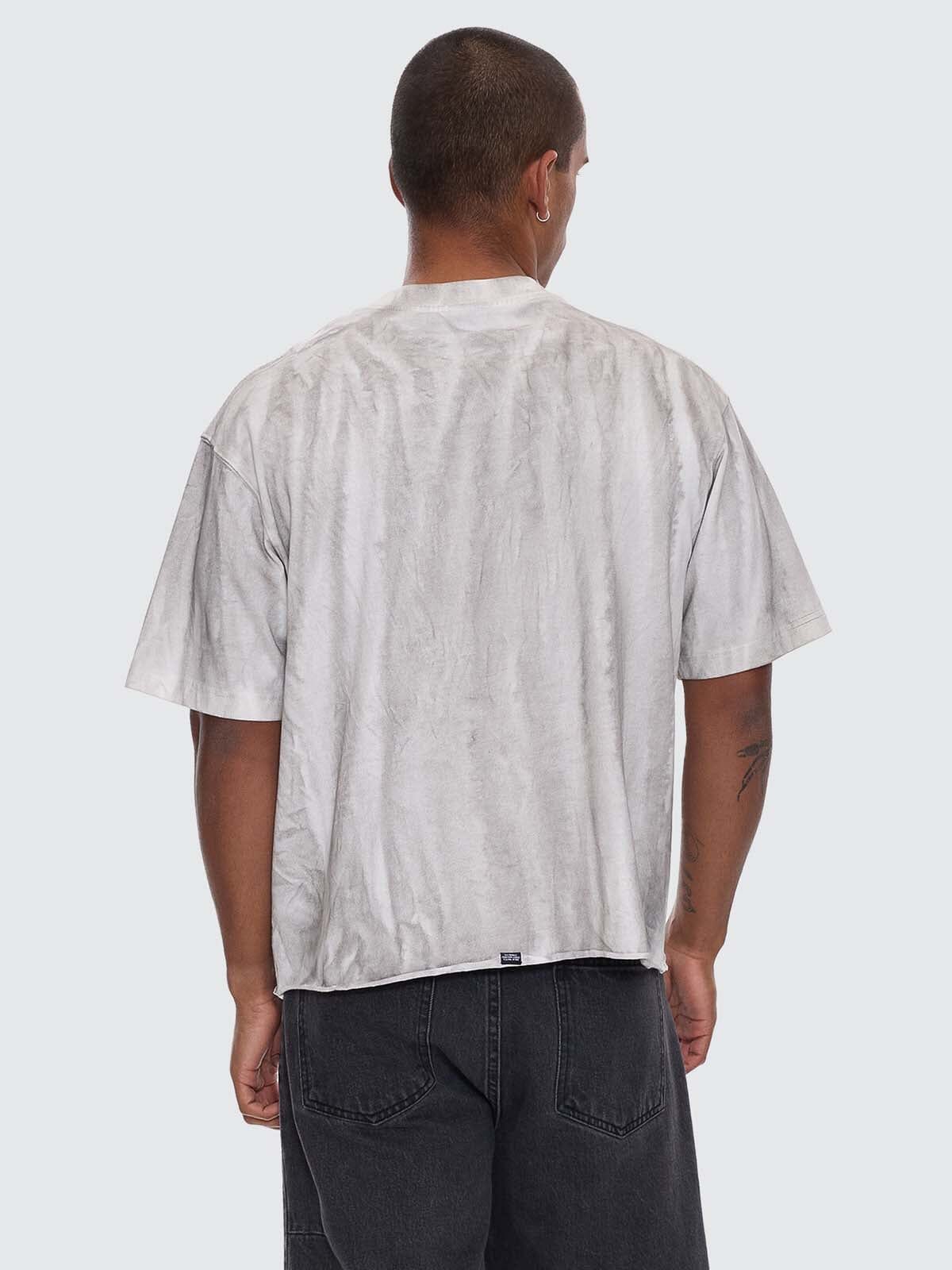 Arts Sunfade Box Crop Tee - Sunfade Bleach Charcoal - Image 3