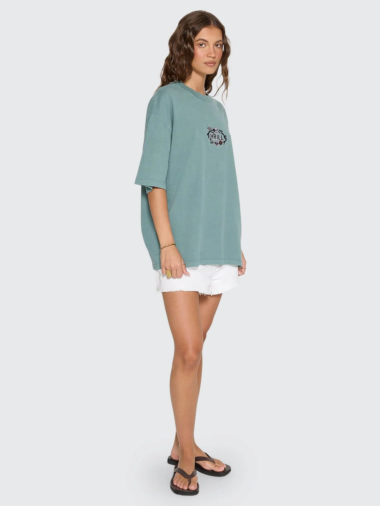 Beauty Around Us Oversized Tee - Green Coast - Image 6