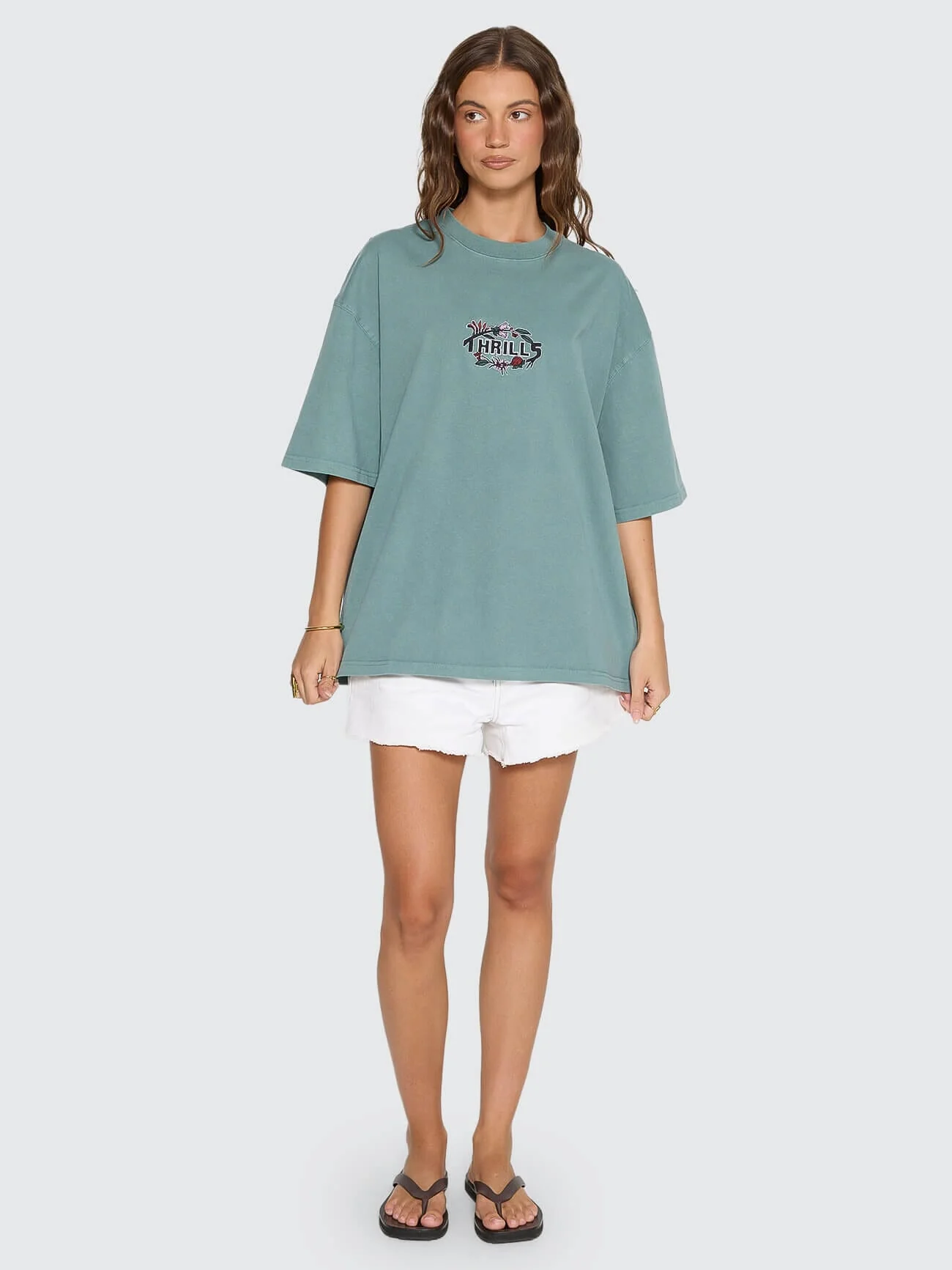 Beauty Around Us Oversized Tee - Green Coast - Image 7