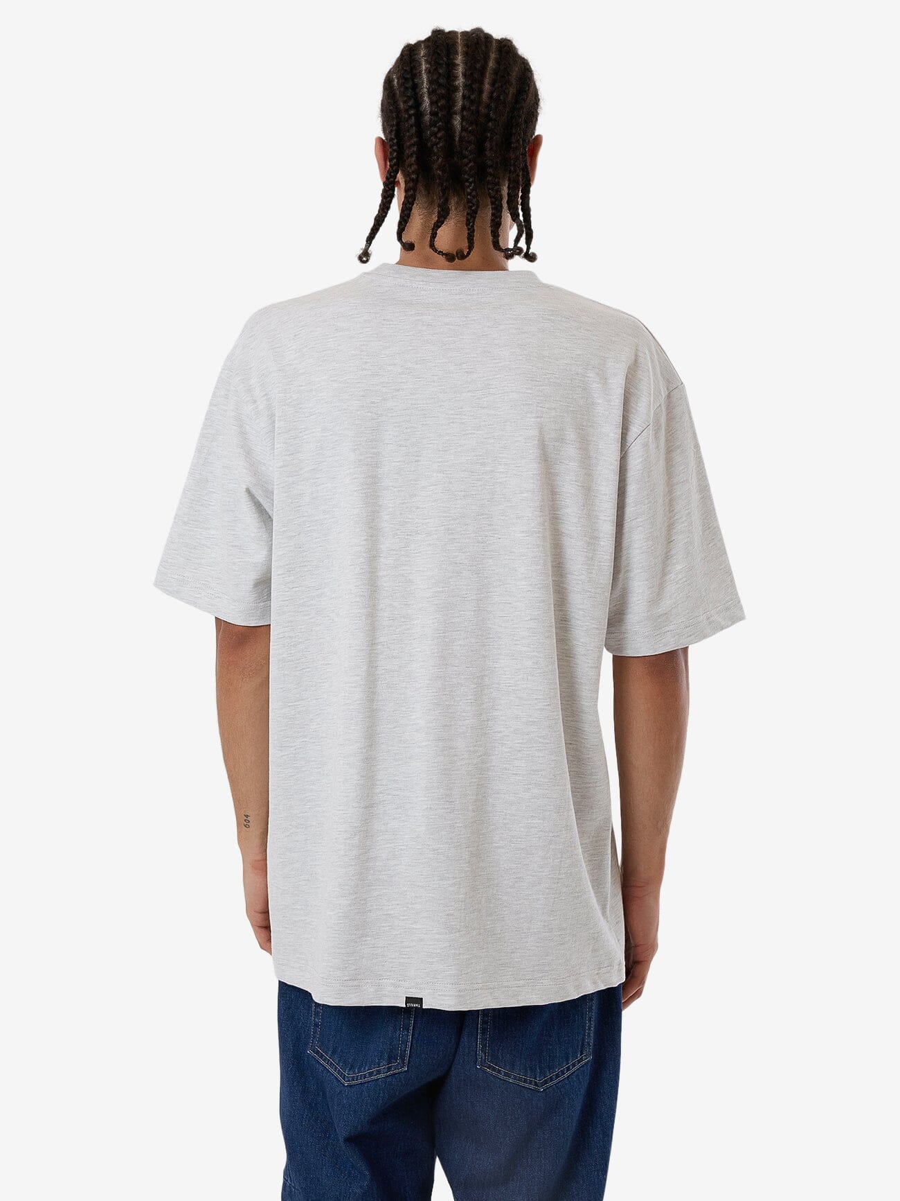 Believe Oversize Fit Tee - White Marle - Image 2
