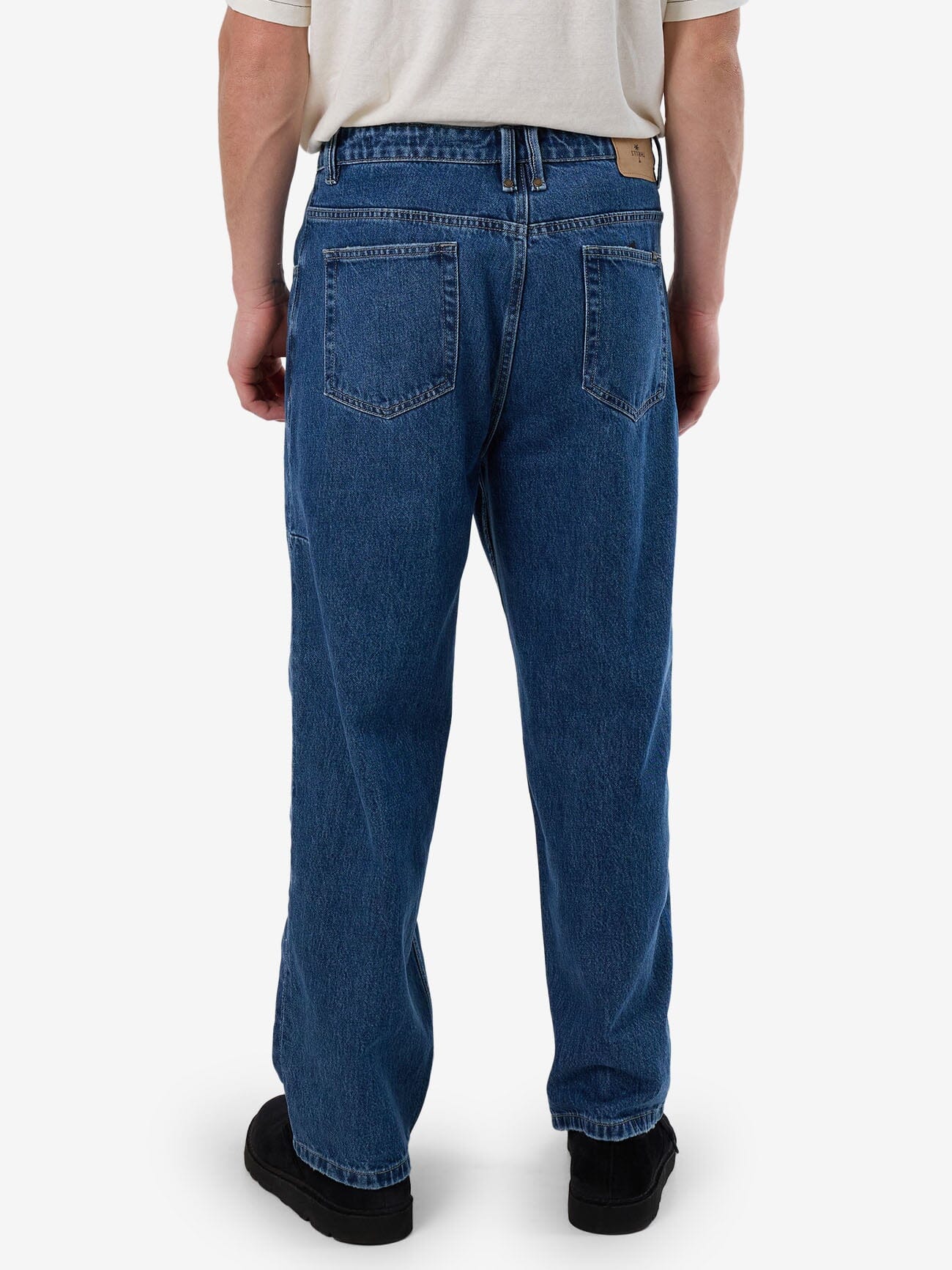 Big Slacker Baggy Denim Jean - Vintage Rinse Blue - Image 2