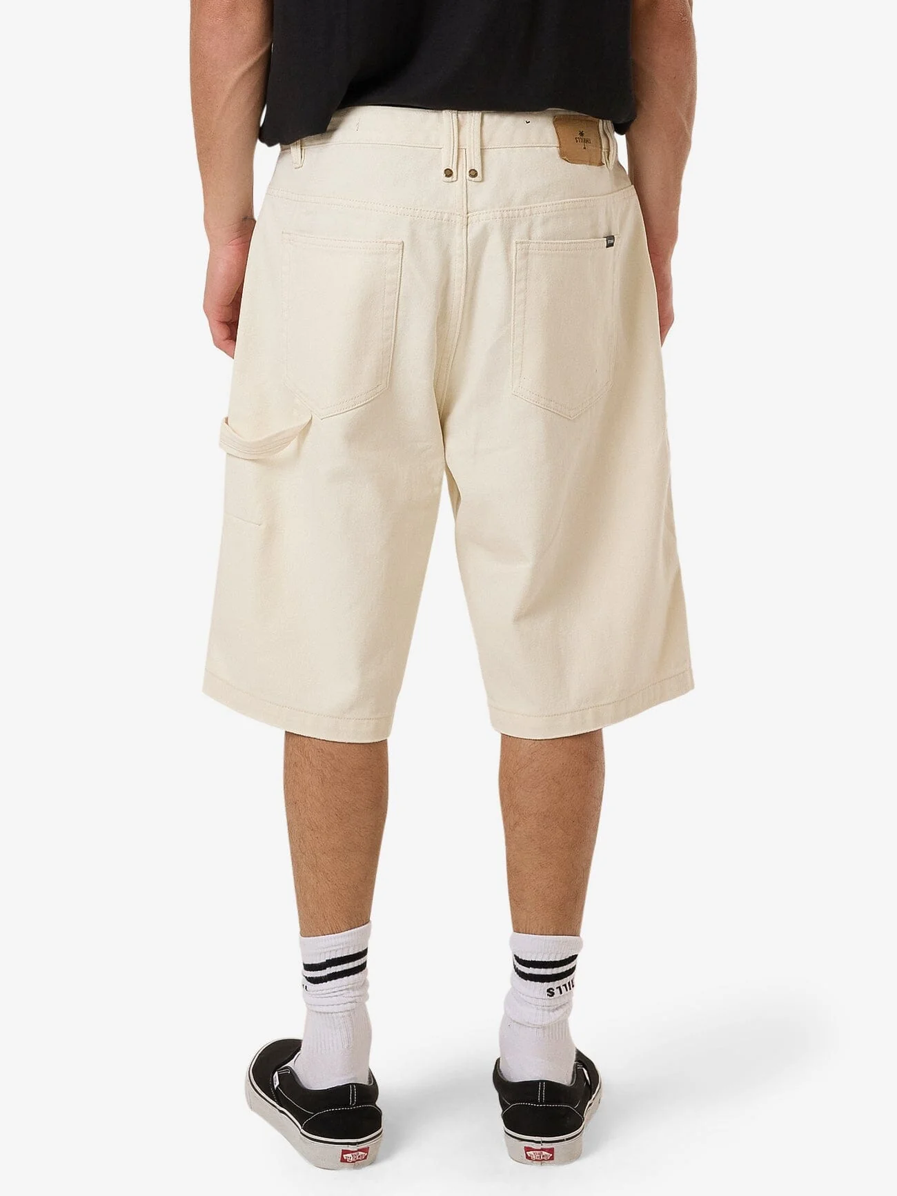 Big Slacker Denim Short - Heritage White - Image 2
