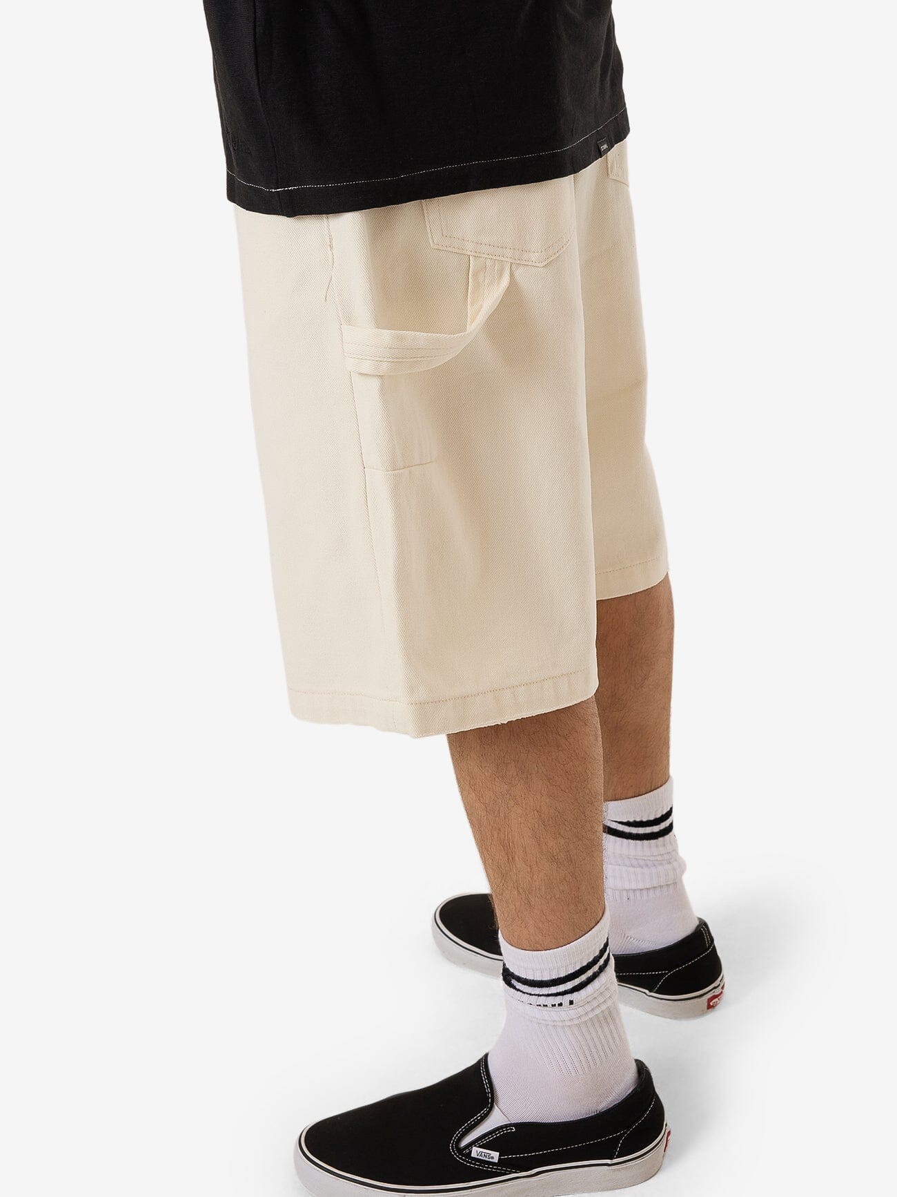 Big Slacker Denim Short - Heritage White - Image 6