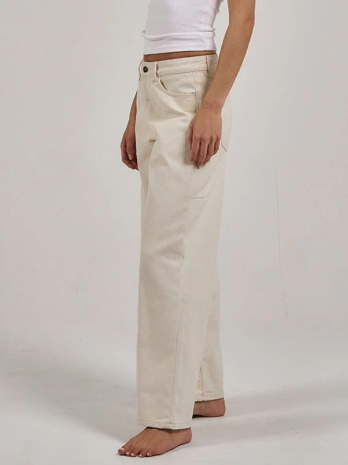 Billie Low Baggie Jean - Heritage White - Image 3