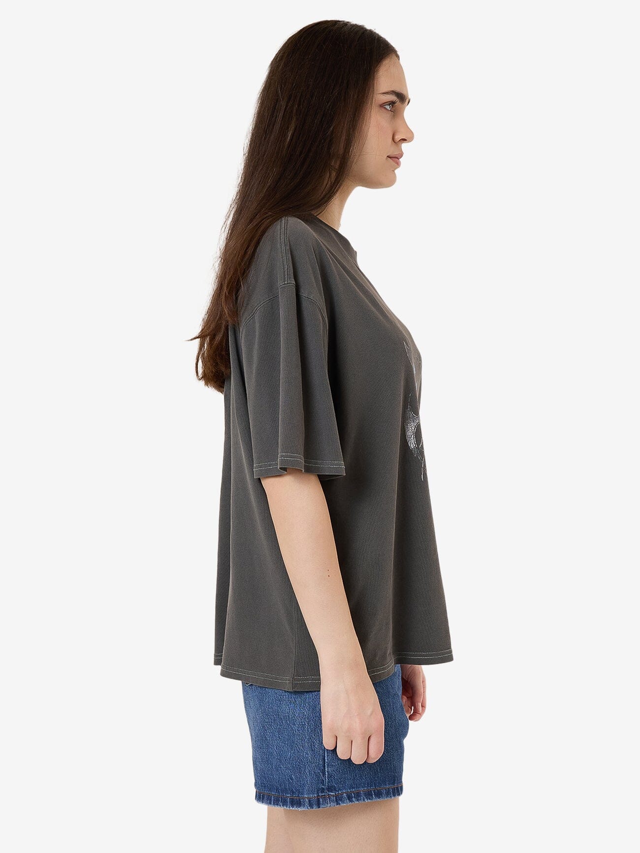 Bitter End Oversized Tee - Merch Black - Image 4
