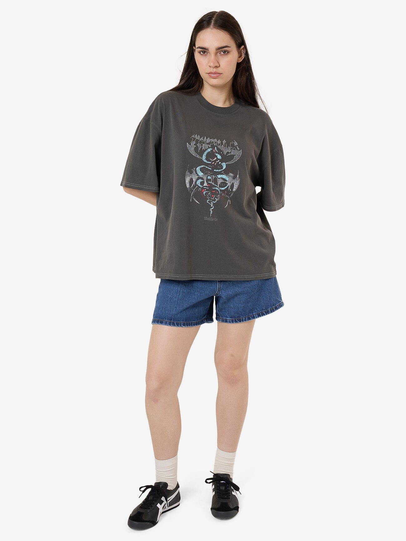 Bitter End Oversized Tee - Merch Black - Image 5