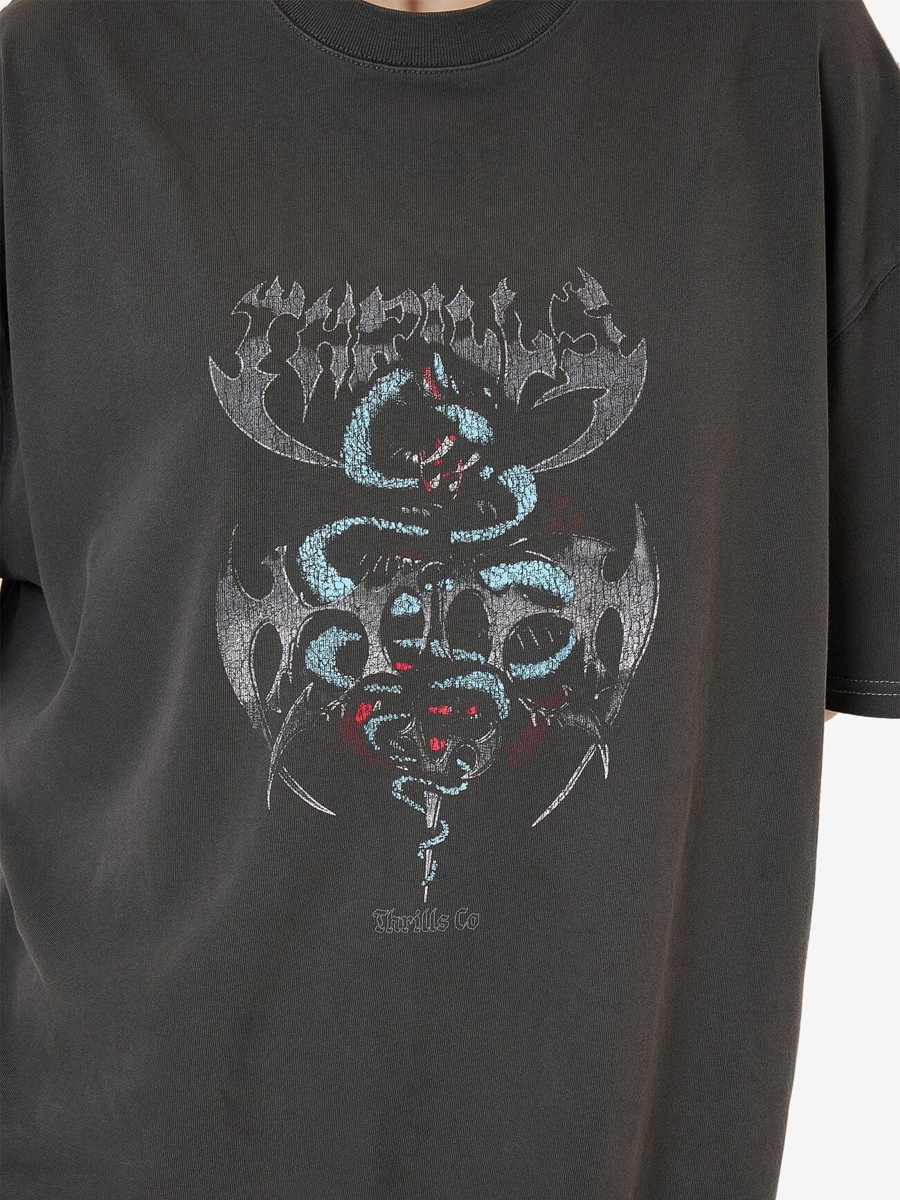 Bitter End Oversized Tee - Merch Black - Image 7