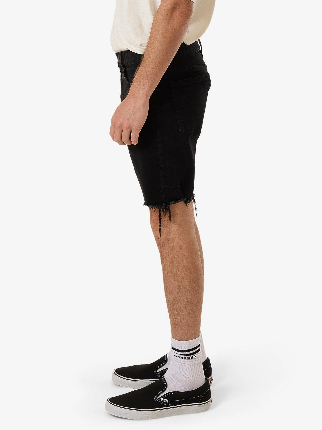 Bones Denim Short - Black Rinse - Image 3