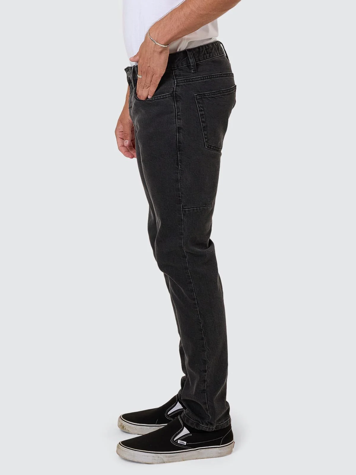 Bones Slim Denim Jean - Ash Black - Image 3