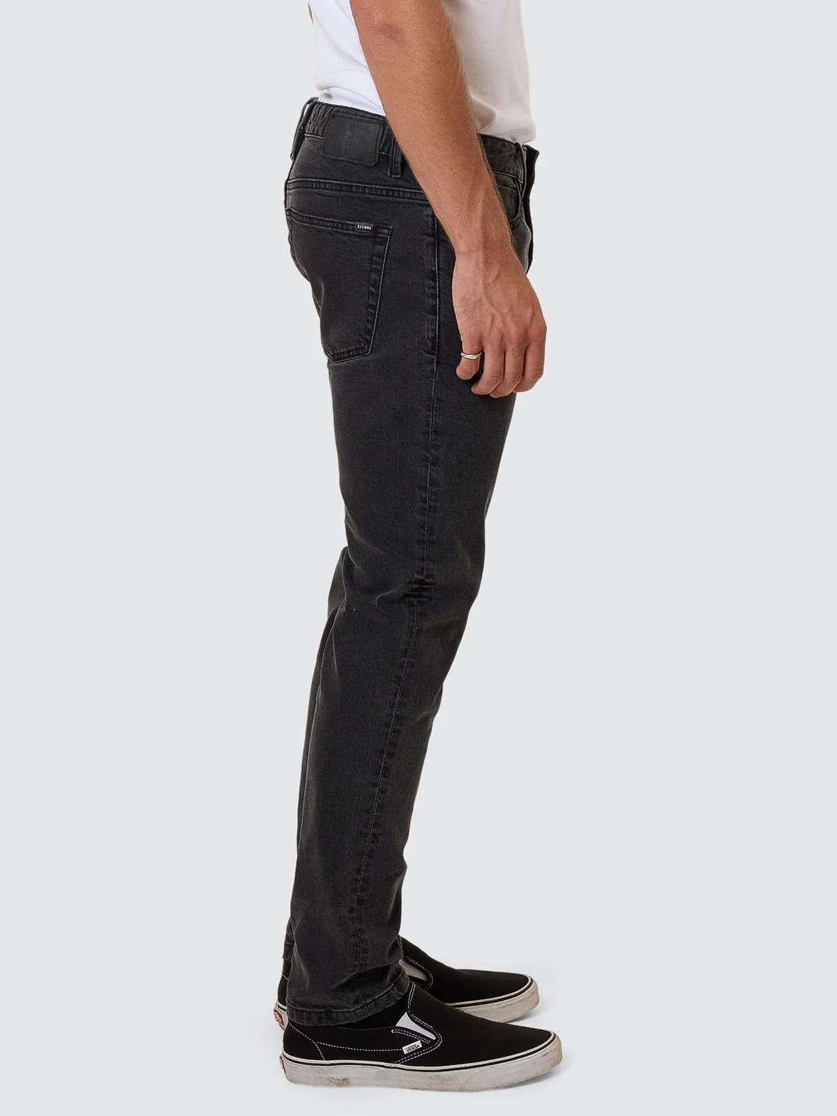 Bones Slim Denim Jean - Ash Black - Image 5