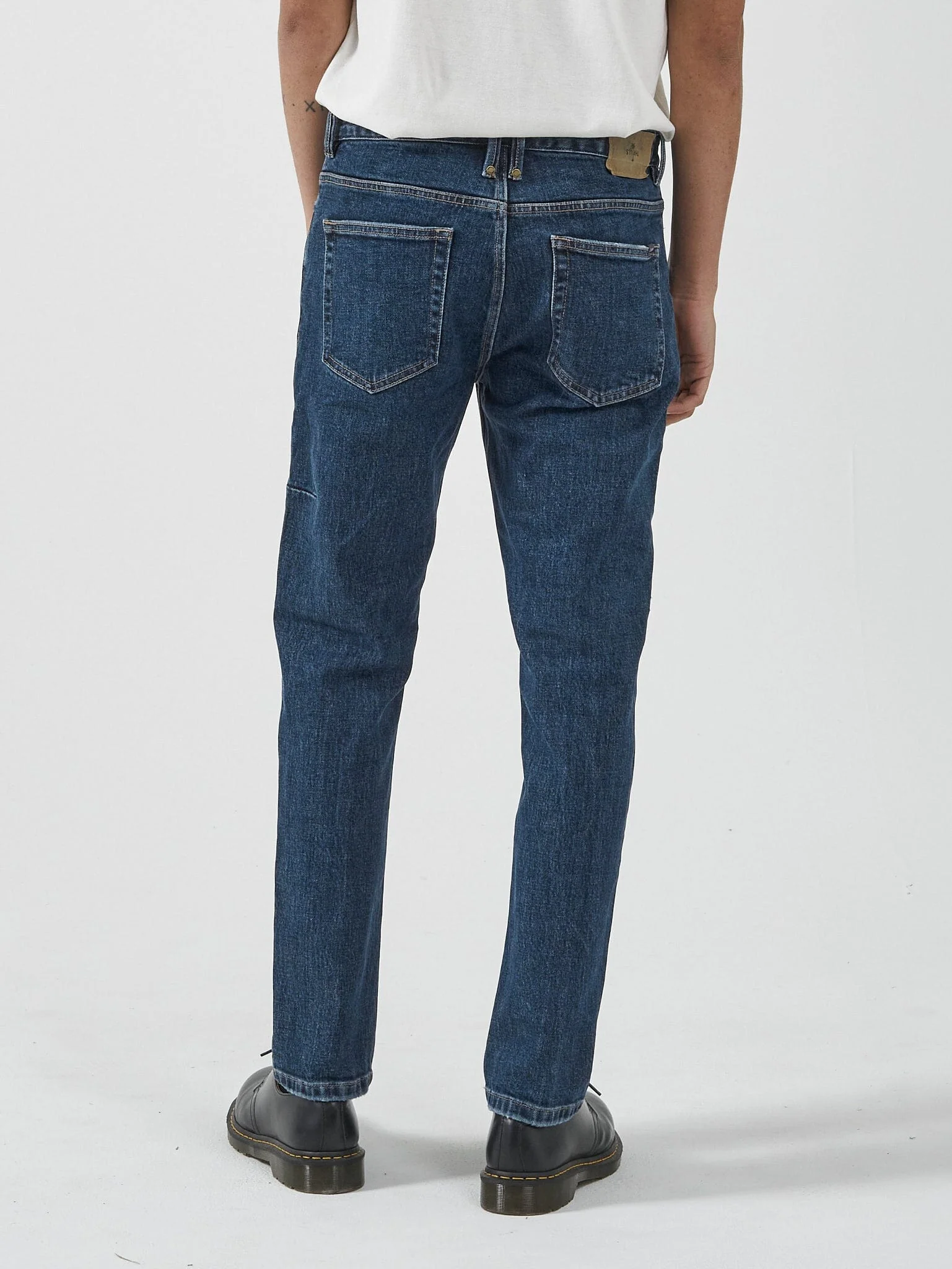 Bones Slim Denim Jean - Dark Rinse Blue - Image 3