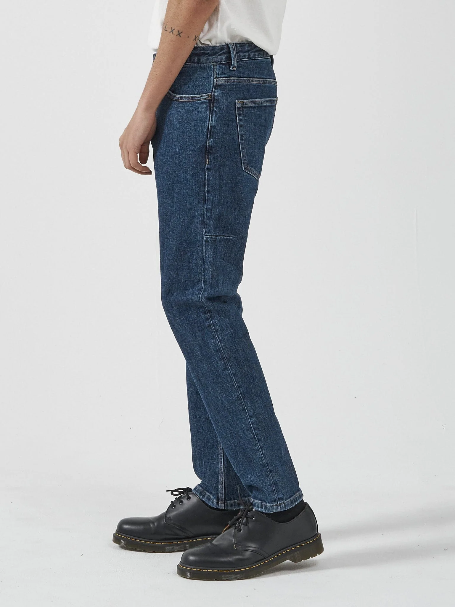 Bones Slim Denim Jean - Dark Rinse Blue - Image 4