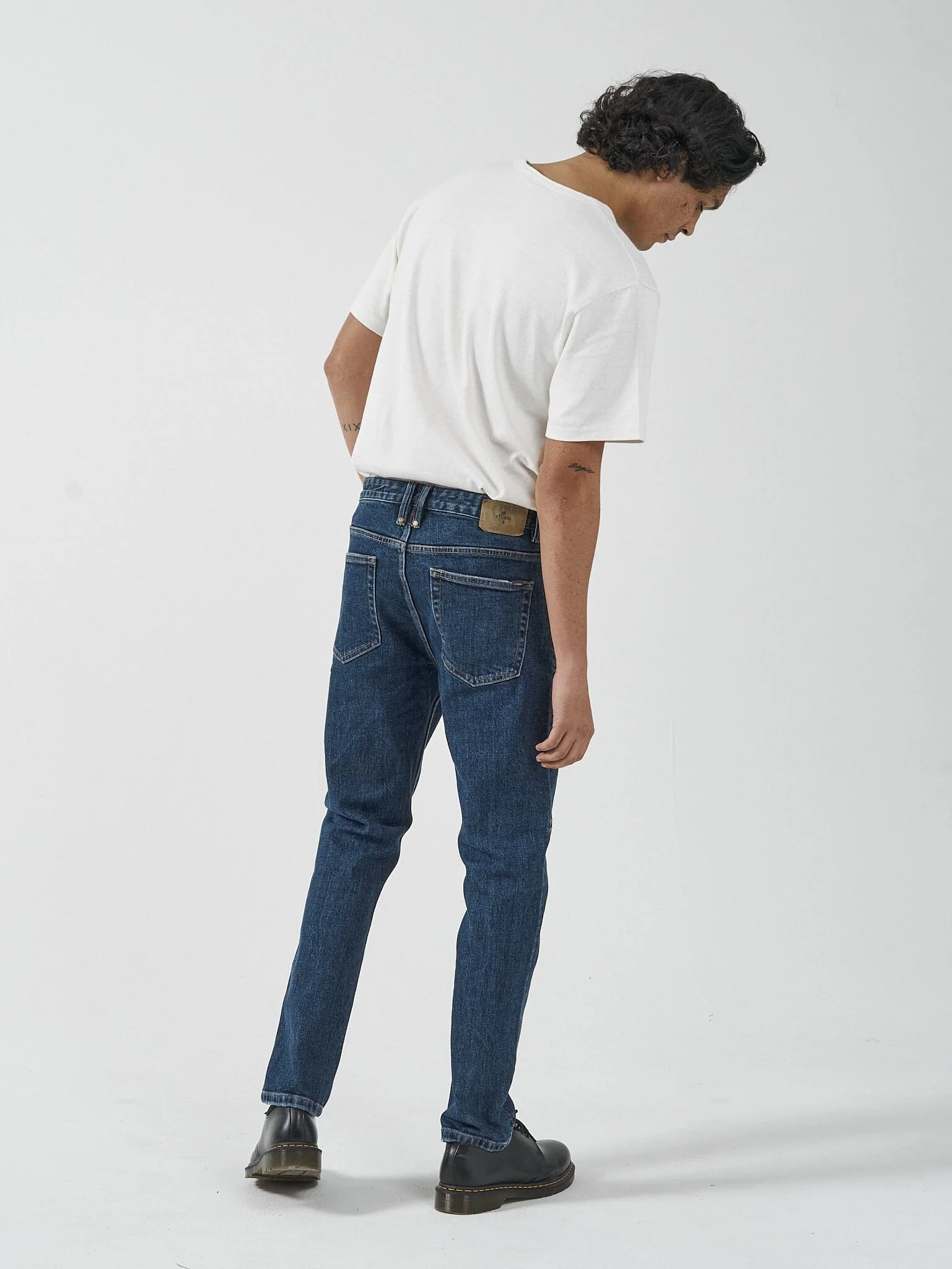 Bones Slim Denim Jean - Dark Rinse Blue - Image 6