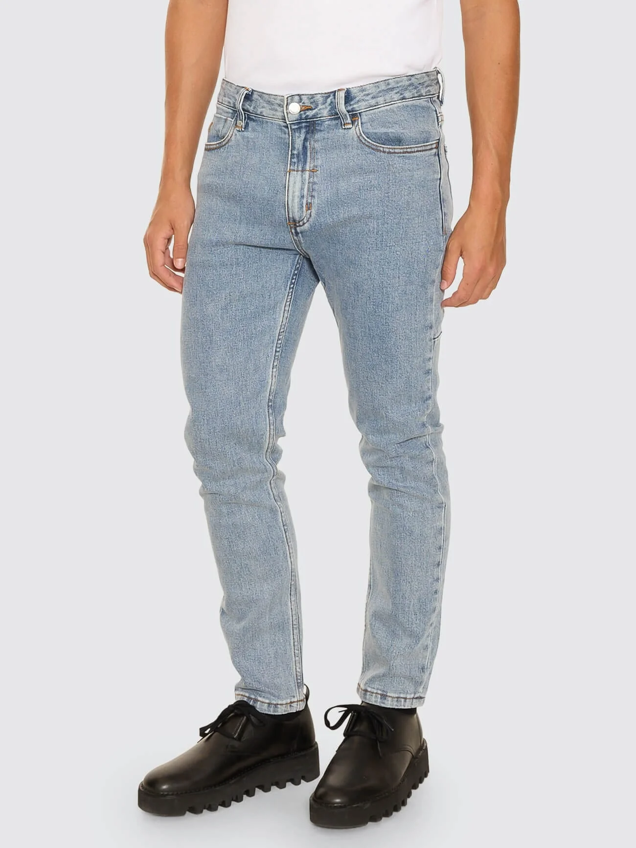 Bones Slim Denim Jean - Garage Blue - Image 3