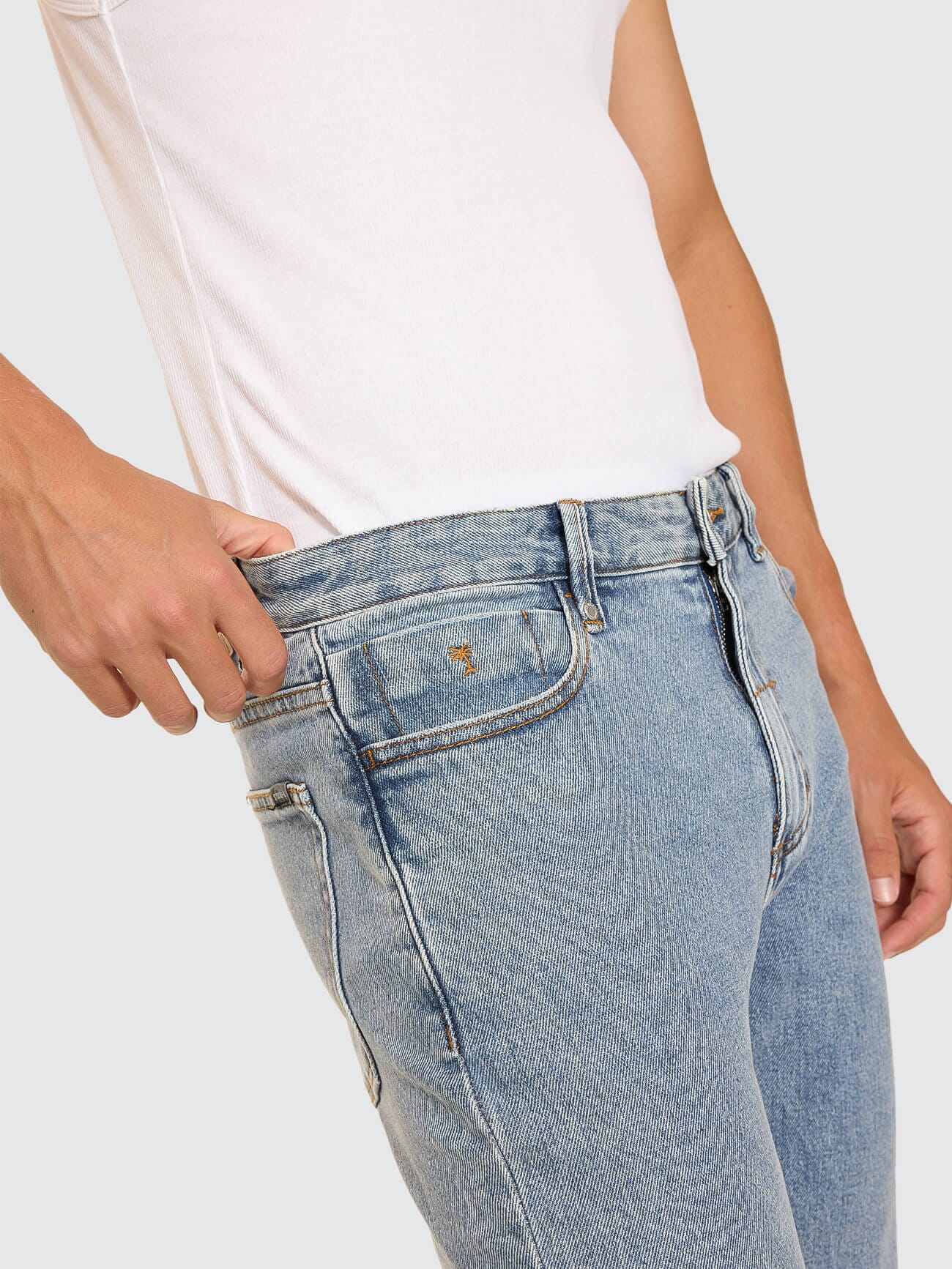 Bones Slim Denim Jean - Garage Blue - Image 4