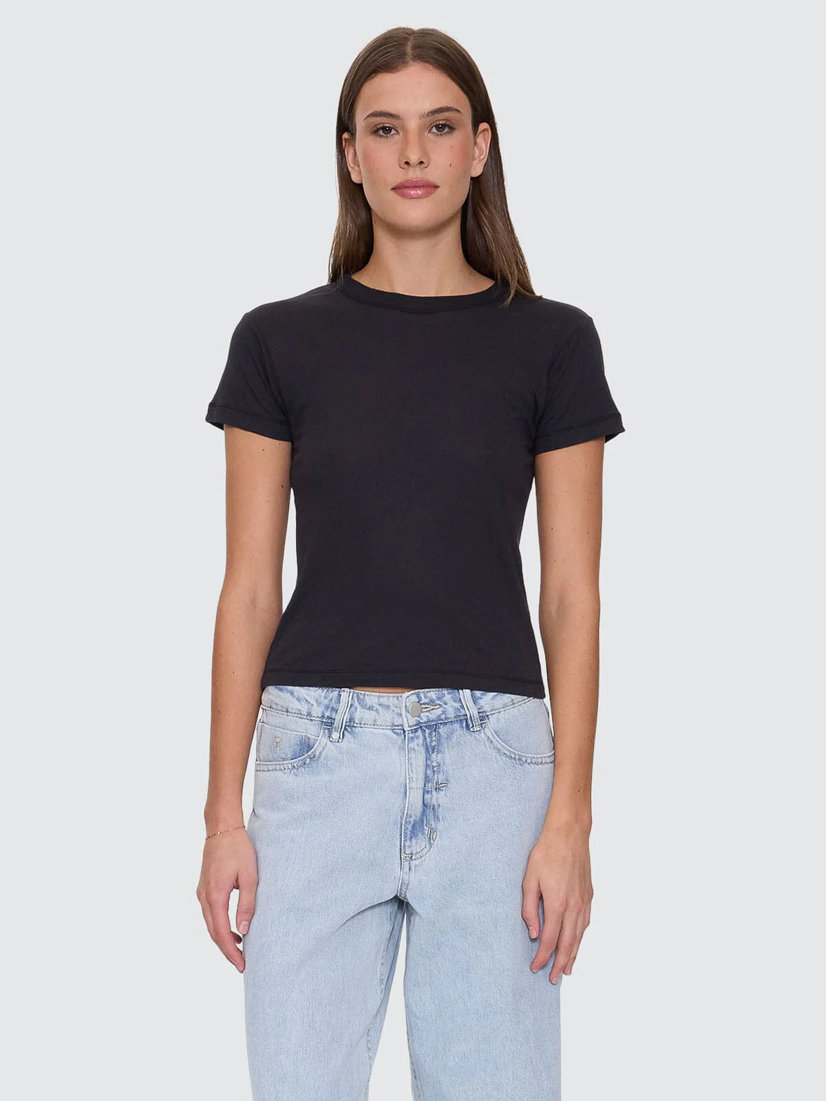 Thrills Boy Tee - Washed Black