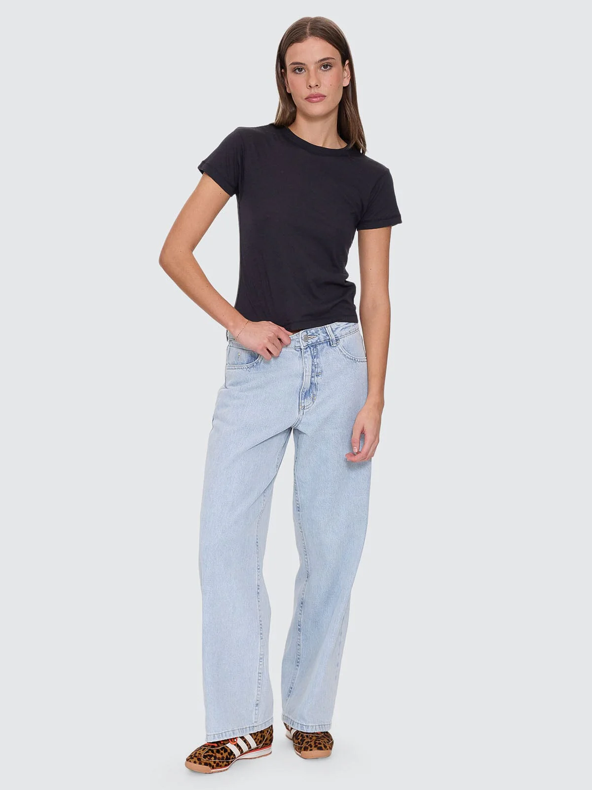 Thrills Boy Tee - Washed Black - Image 7