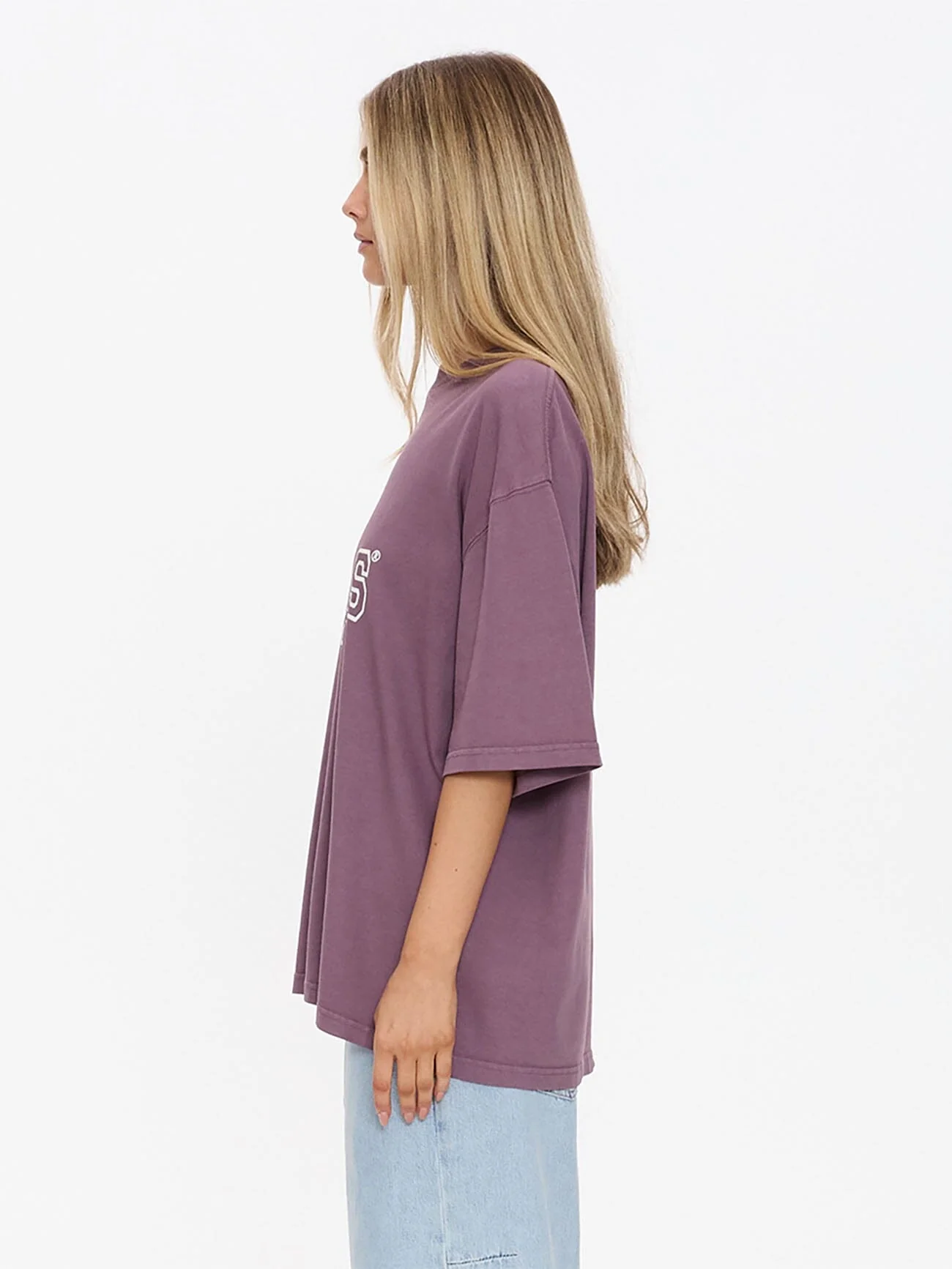 Break Point Oversized Tee - Vintage Mauve - Image 4