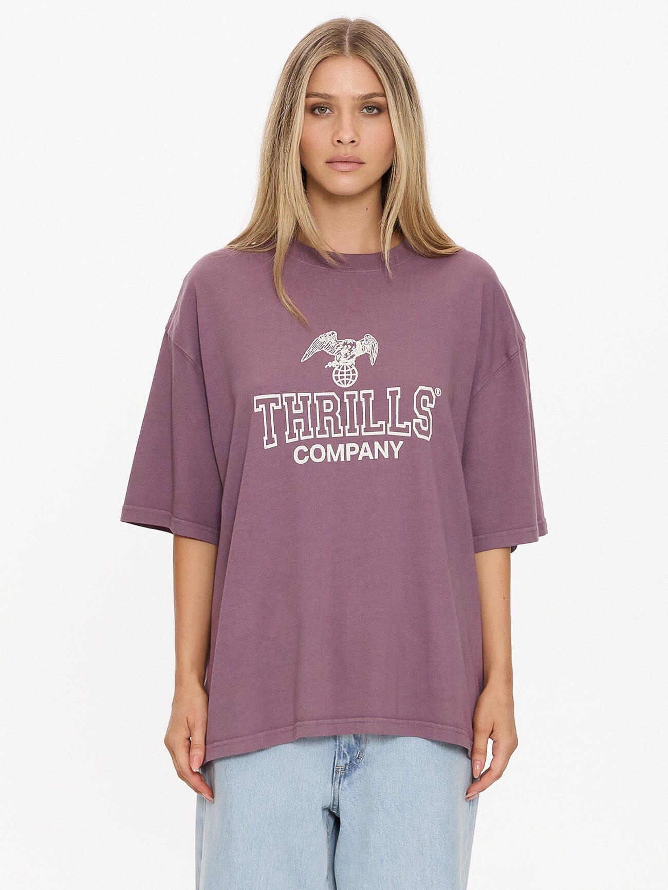 Break Point Oversized Tee - Vintage Mauve - Image 7