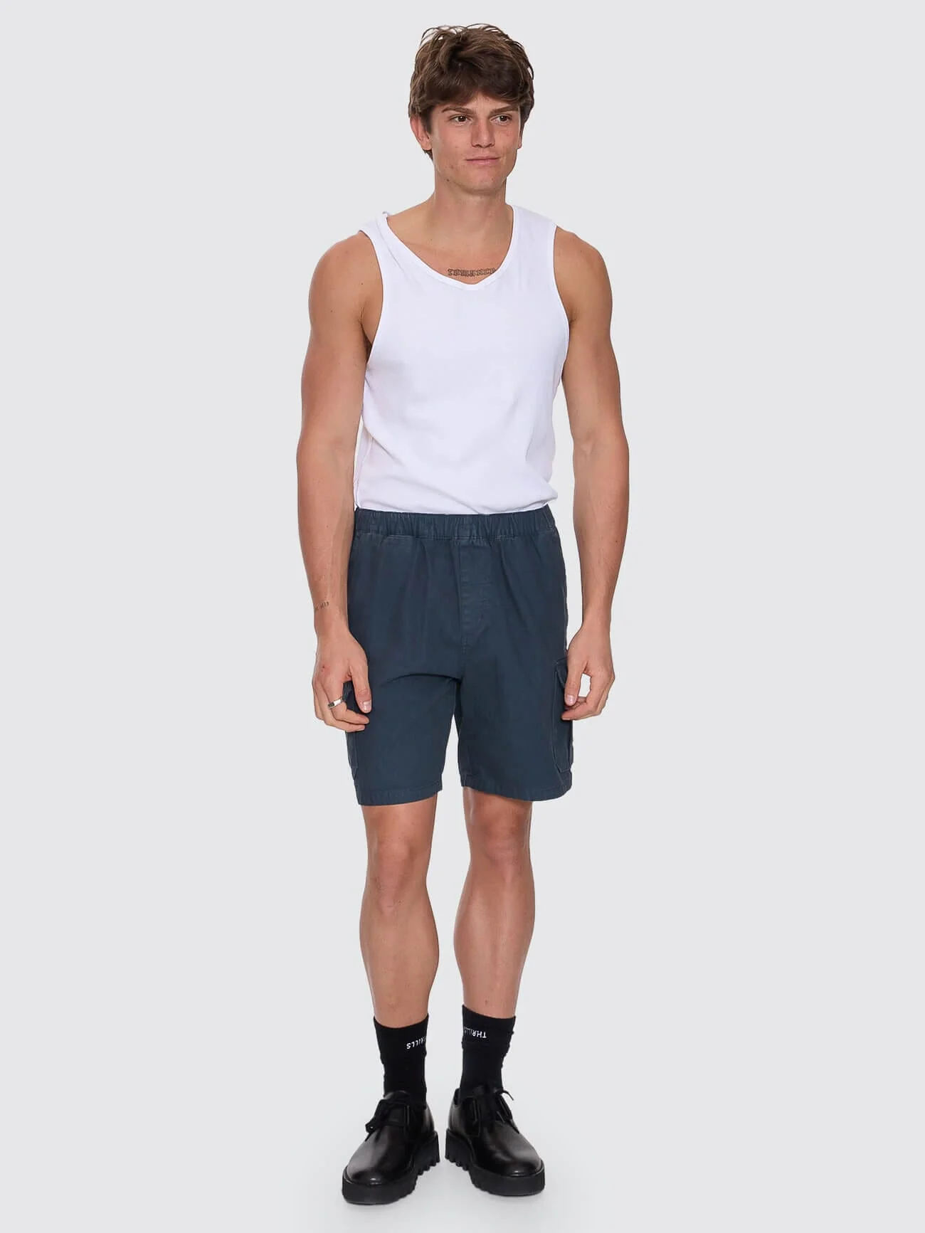 Bueno Elastic Cargo Short - Petrol - Image 5