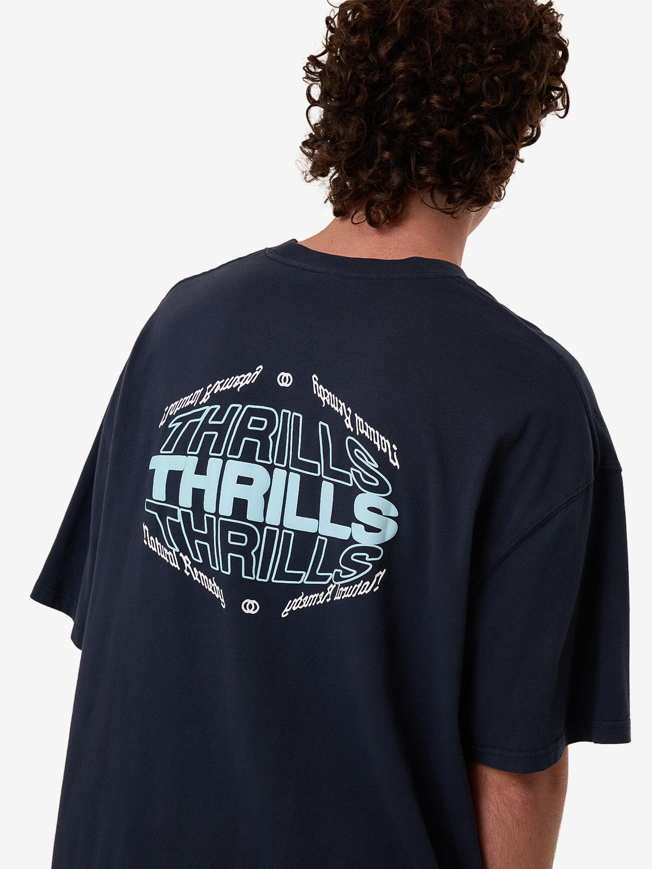 Chaotic State Box Fit Oversize Tee - Eclipse - Image 2