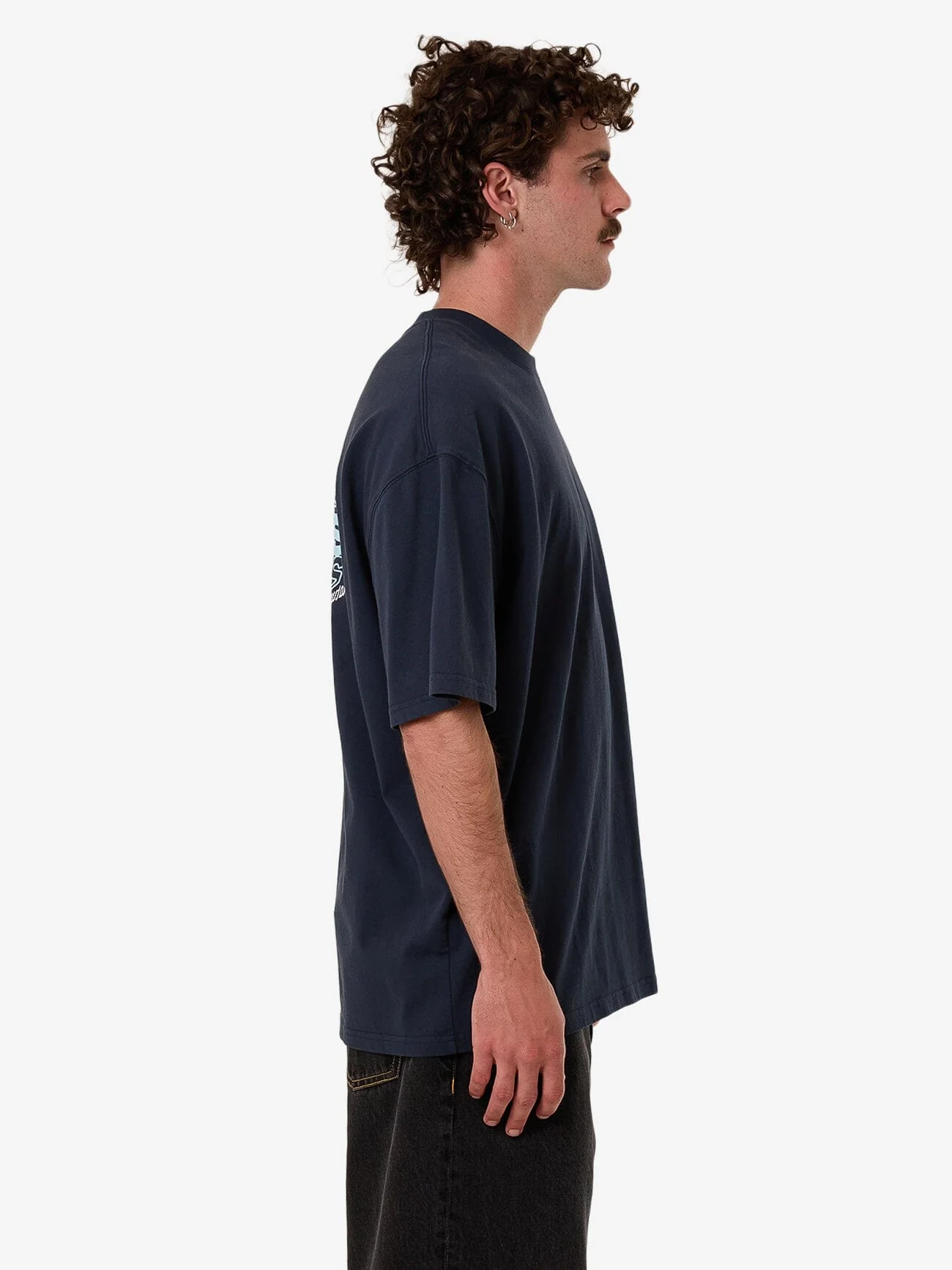 Chaotic State Box Fit Oversize Tee - Eclipse - Image 4