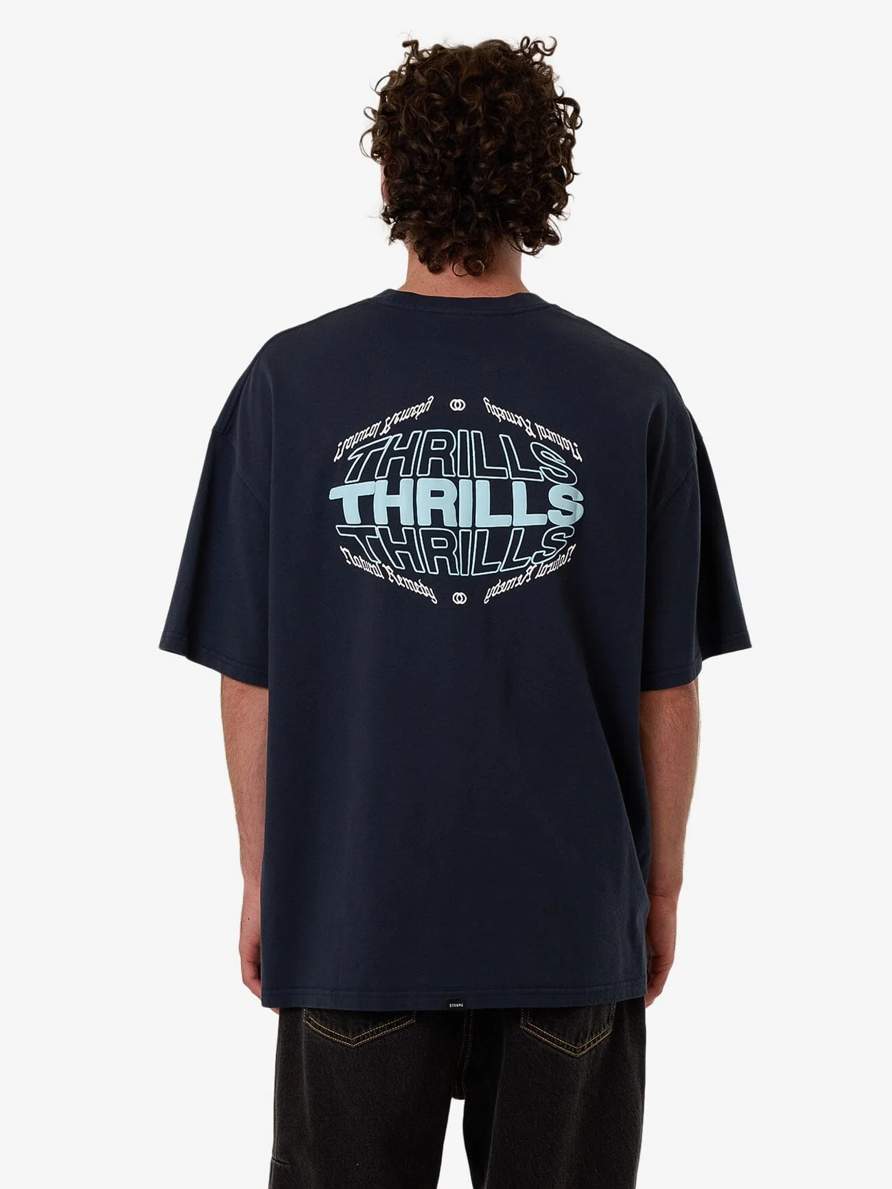 Chaotic State Box Fit Oversize Tee - Eclipse - Image 6