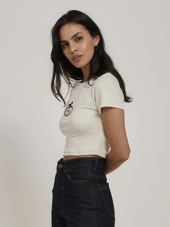 Chariot Oval Baby Tee - Heritage White - Image 3