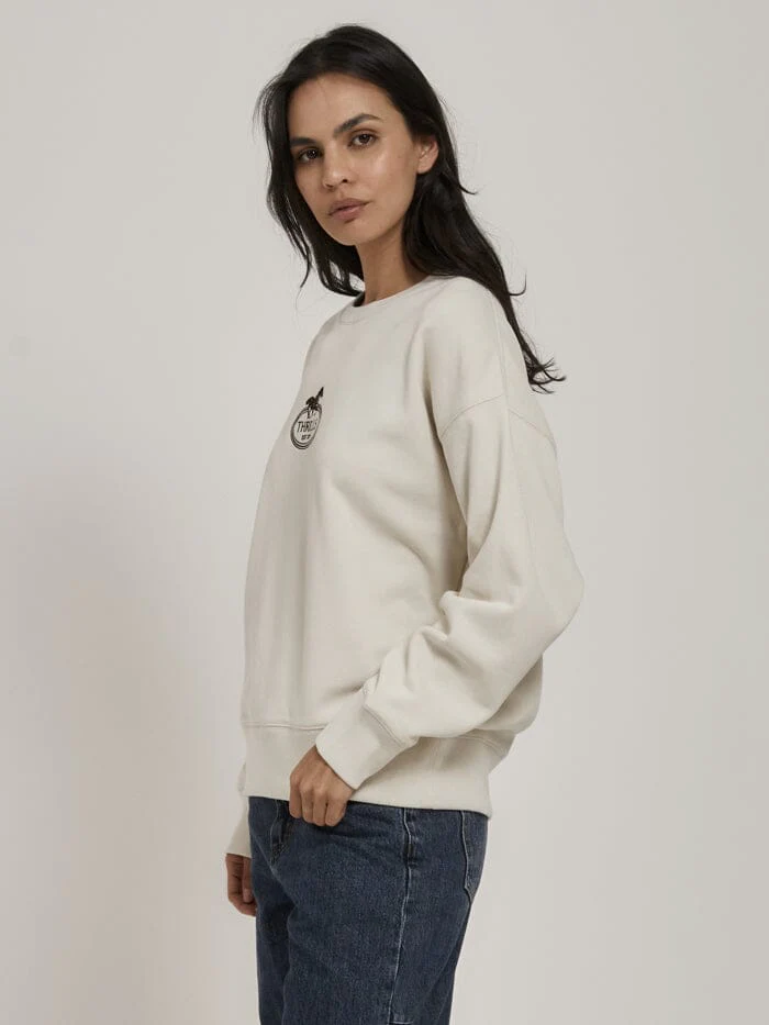 Chariot Oval Slouch Crew - Heritage White - Image 3