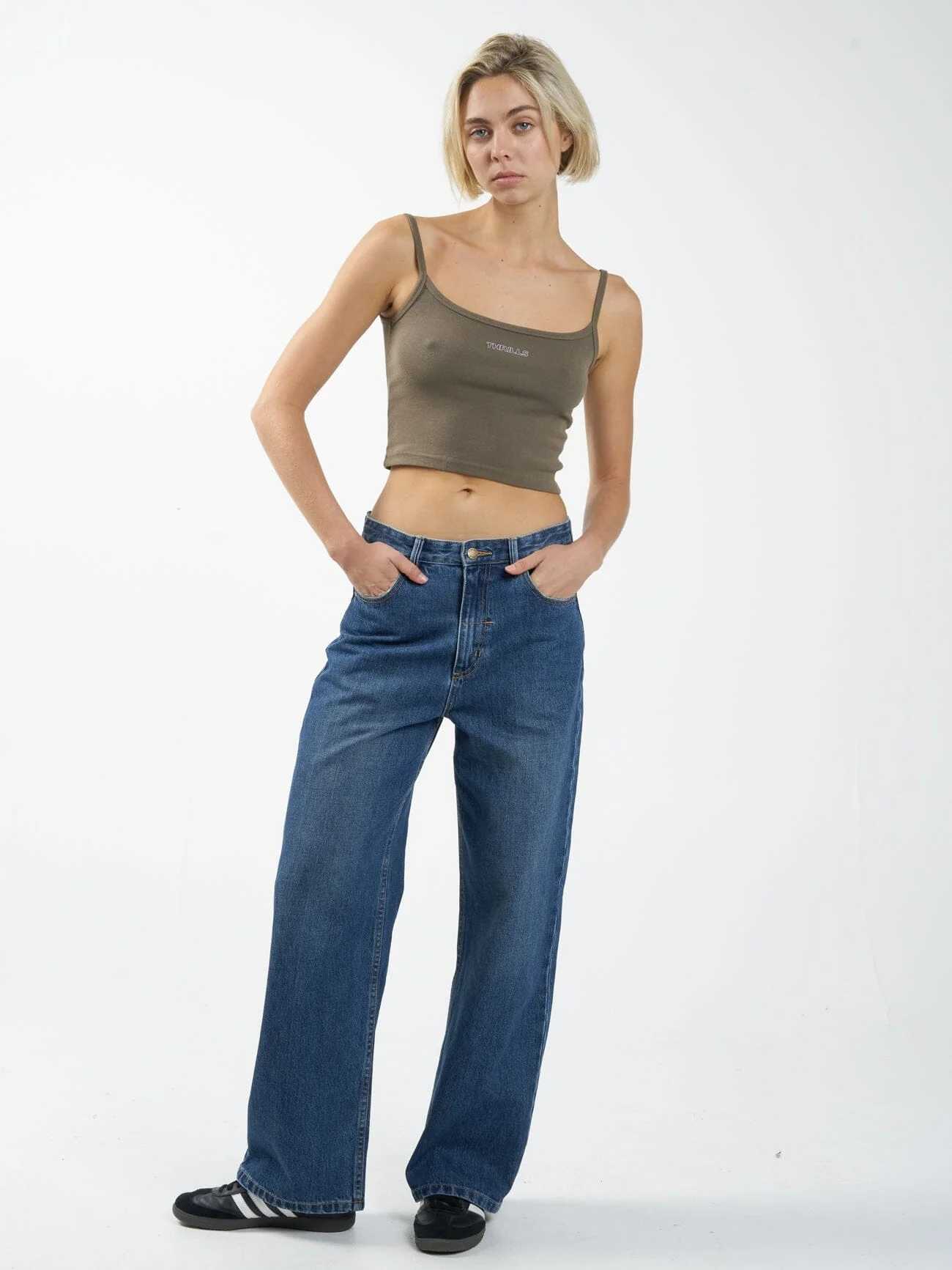 Clique Bound Crop Tank - Desert - Image 7