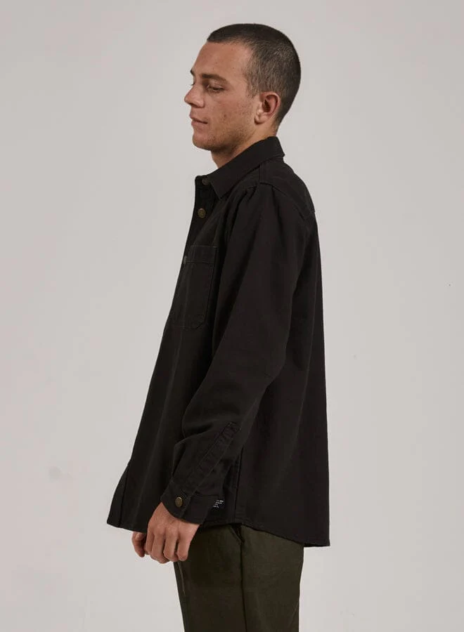 Control Overshirt - Black - Image 3