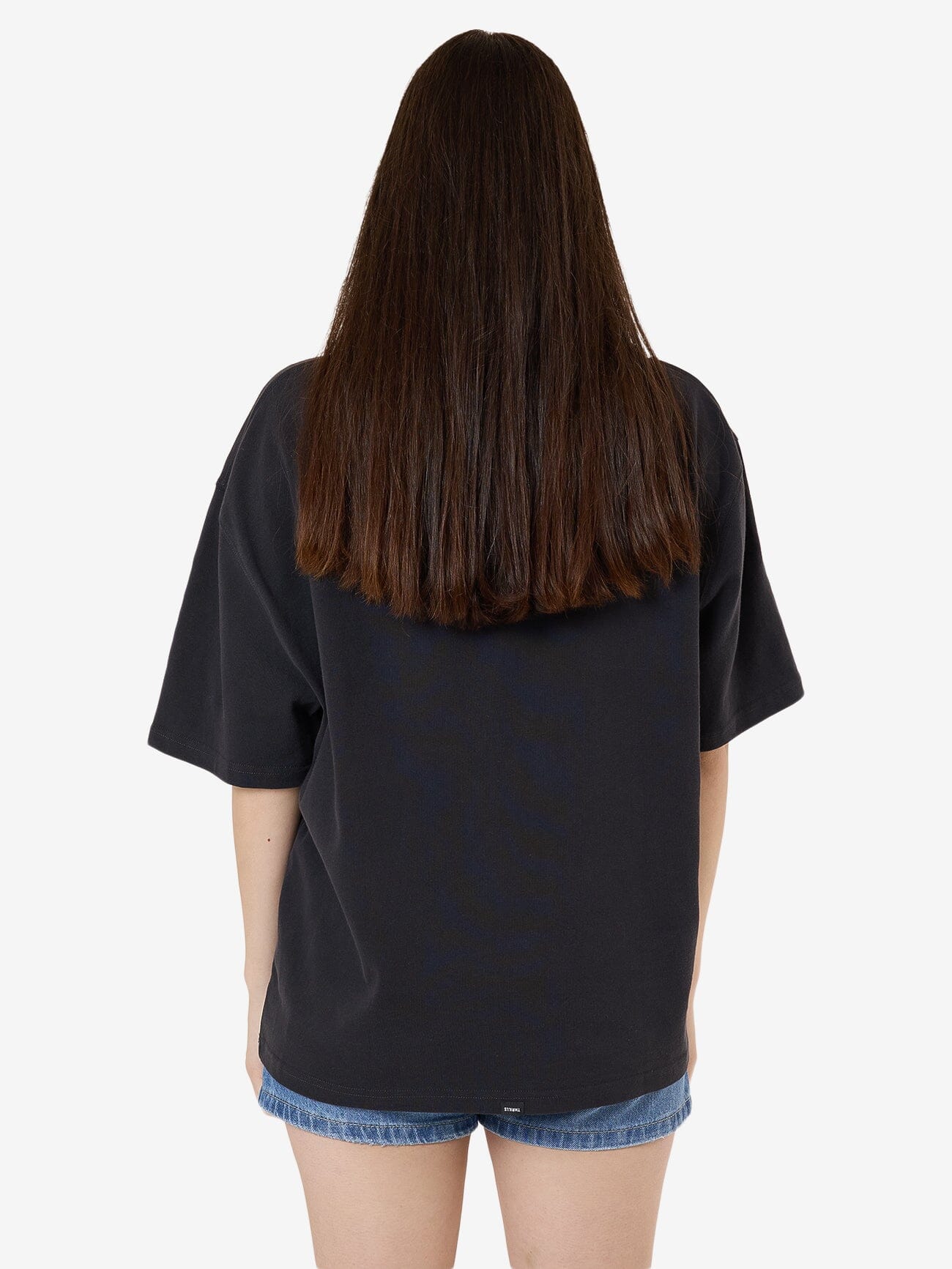 Deadly Pursuit Oversized Tee - Washed Black - Image 2