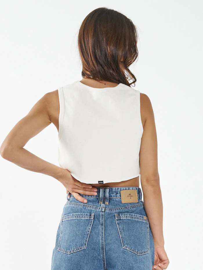 Deluxe Super Crop Tank - Unbleached - Image 2