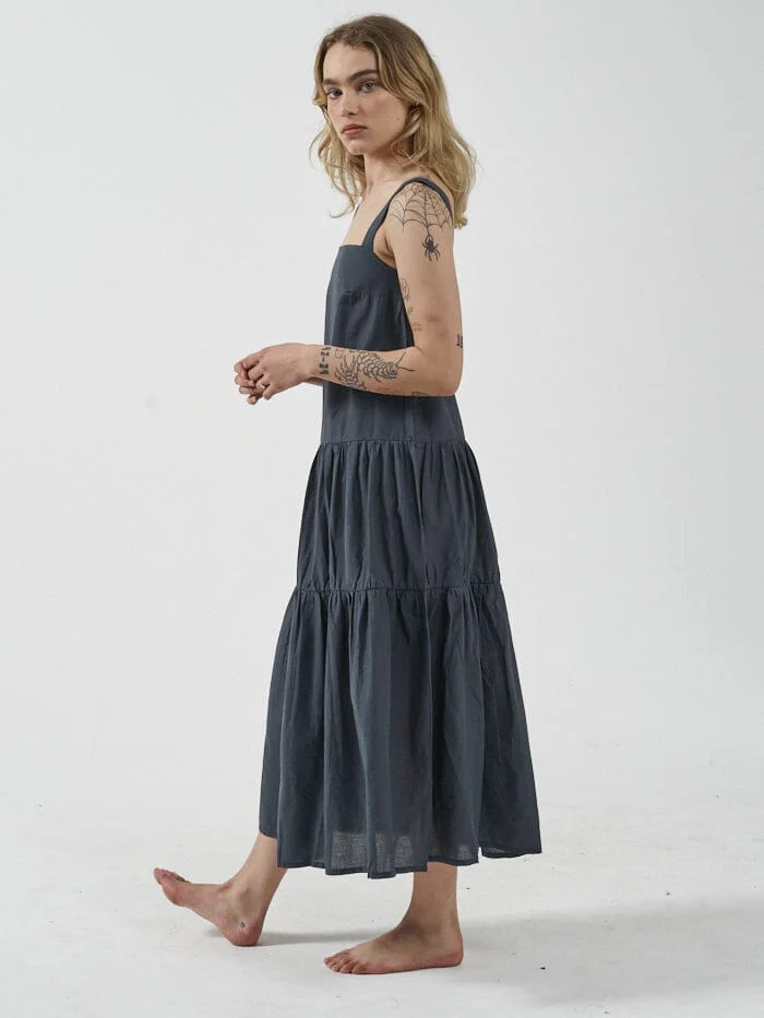 Division Mid Length Dress - Petrol - Image 3