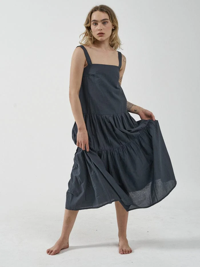 Division Mid Length Dress - Petrol - Image 5