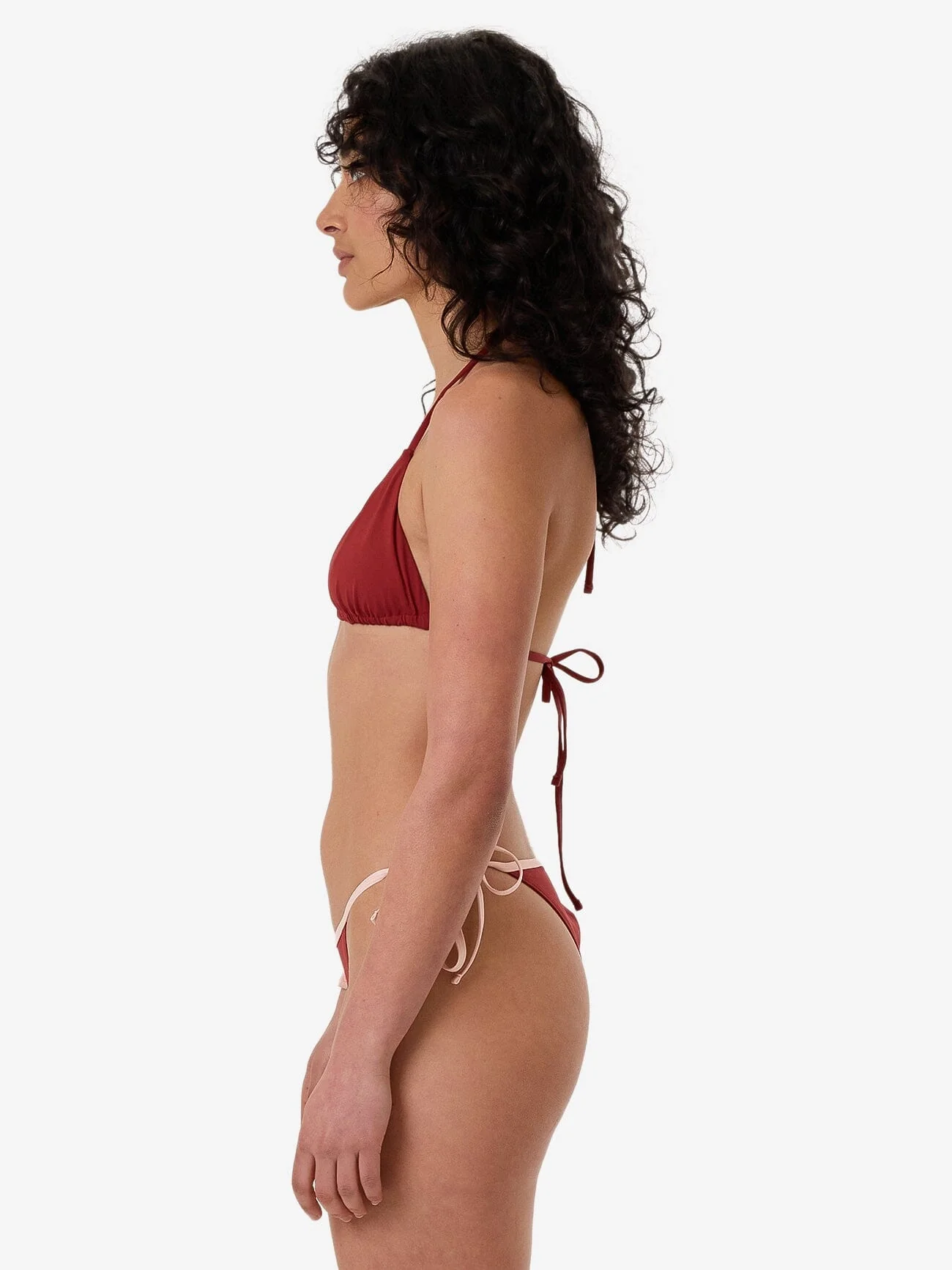Ember String Bikini Top - Crimson - Image 5